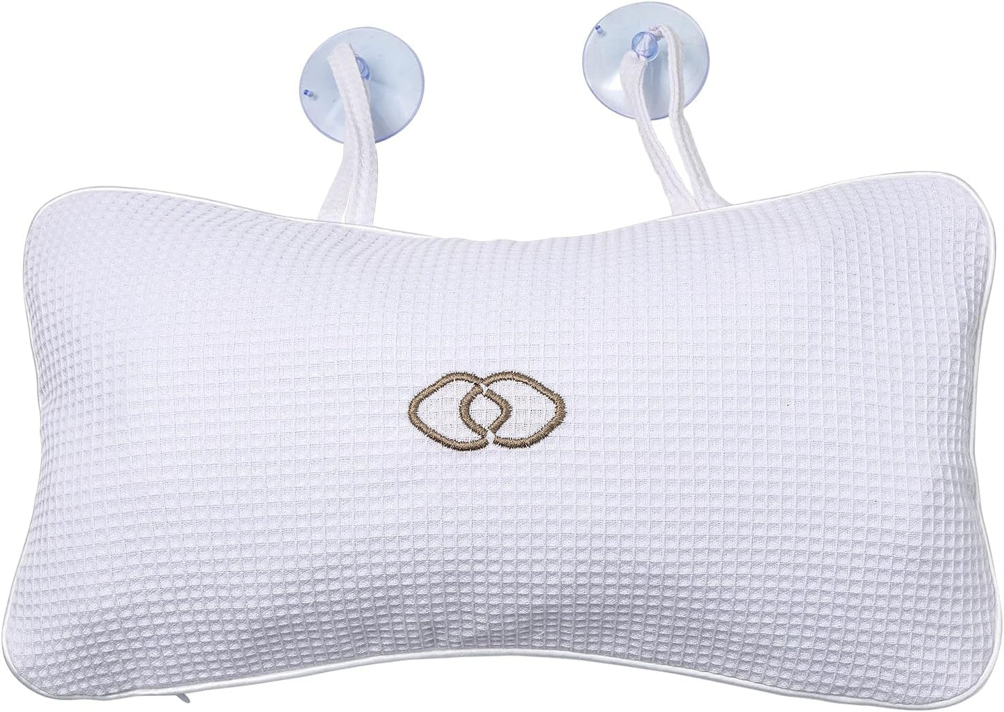 YUET Anti-Slip Non-Slip Bathtub Pillow Home Spa Bath Inflatable Cushion Head Neck Back Shoulders Rest Relax Suction Cup Bathroom Support for Hot Tub Luxurious Headrest