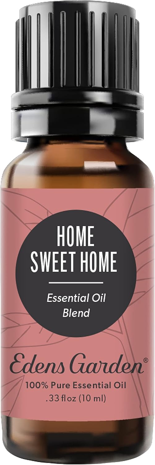 Edens Garden Home Sweet Home Essential Oil Blend- 100% Pure Premium Grade, Undiluted, Natural, Therapeutic, Aromatherapy, The Best for Diffusing, Candle, Laundry, Humidifiers 10 ml (.33 fl oz)