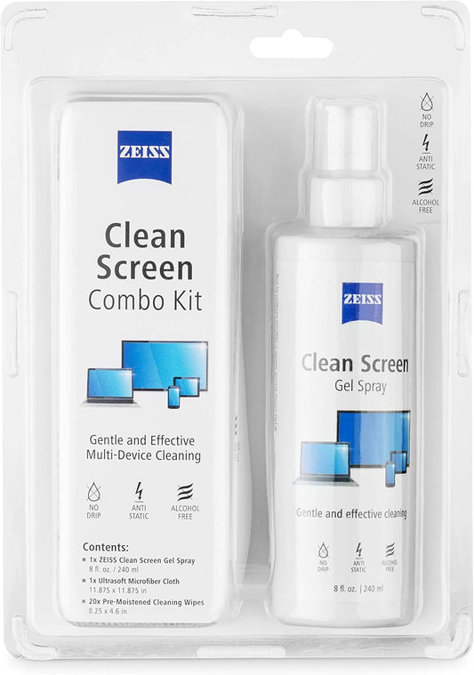 ZEISS Screen Cleaning Combo Kit for Computers, Phones, Televisions and More