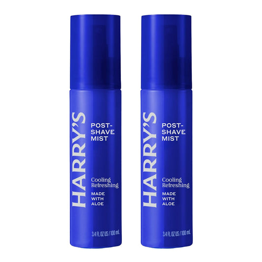 Harry's Post-Shave Mist for Men with Aloe, Eucalyptus, and Tea Tree - (2 Pack) 3.4 fl oz - Soothes and Hydrates Skin After Shaving