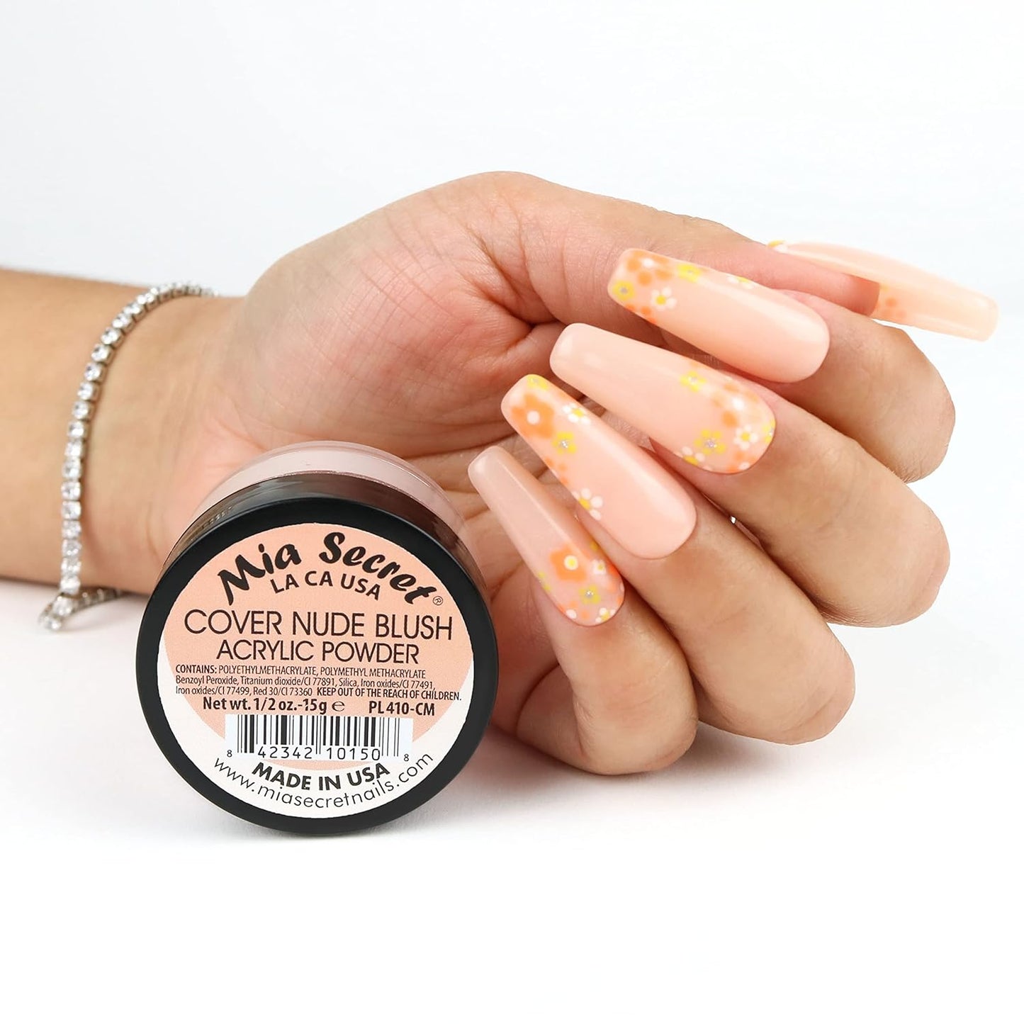 Nude Blush Acrylic Powder Cover