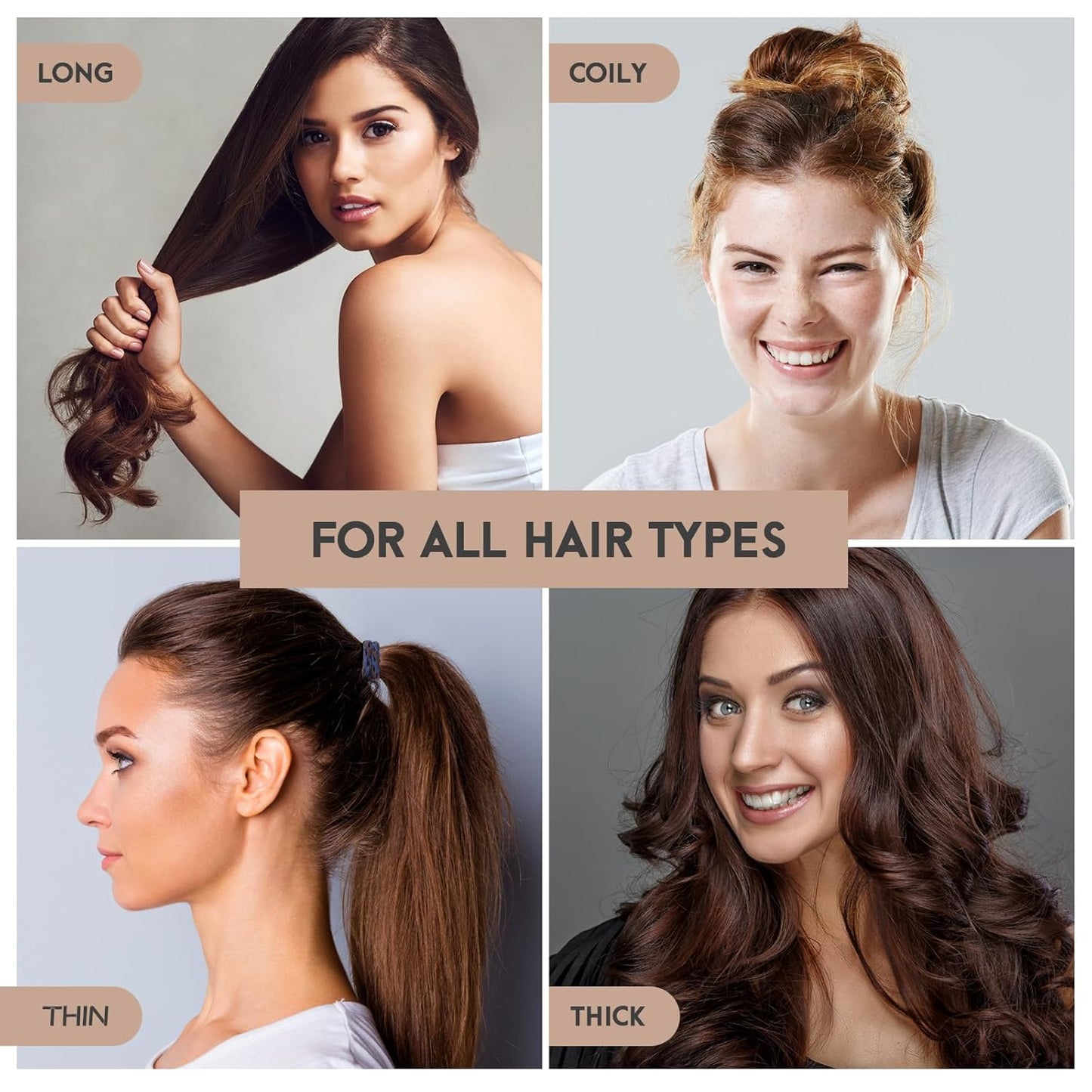 Youxuan Colorful Elastic Hair Ties, Soft, Stretchy, and Non-Damage Hair Rubber Bands, 10 Pack Strong and Durable Scrunchies for Women and Girls