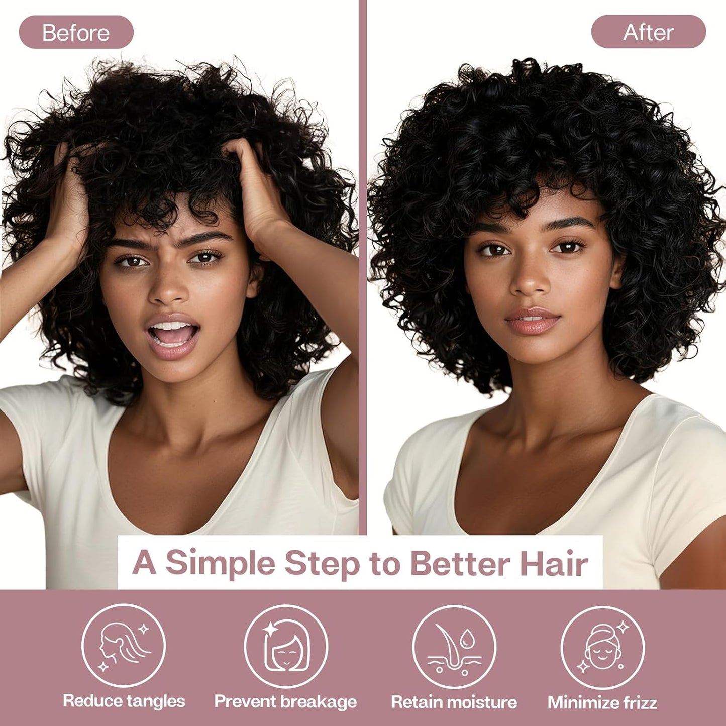 MR&HM Satin Pillowcase for Hair and Skin, Silk Satin Pillowcase 2 Pack, Queen Size Pillow Cases Set of 2, Silky Pillow Cover with Envelope Closure (20x30, Rose Taupe)