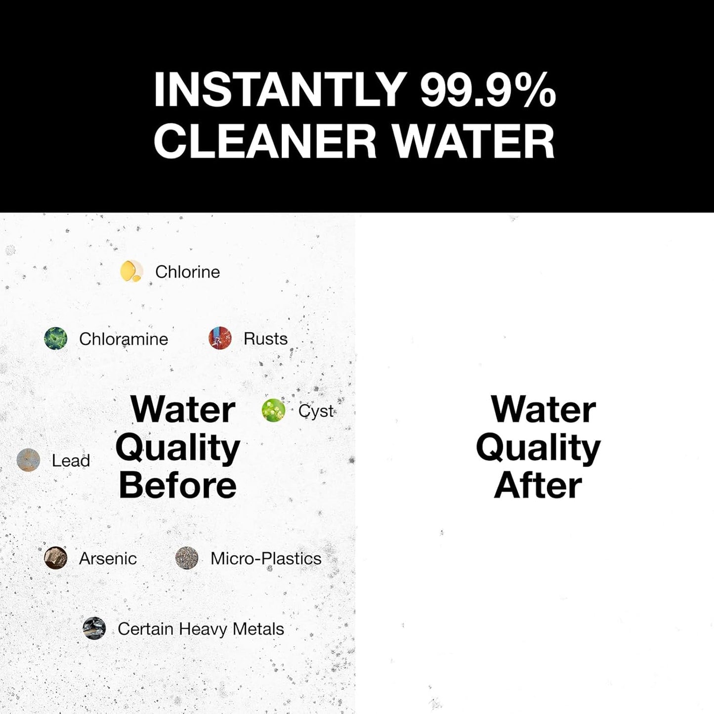 Filterbaby Pro Series Shower Filter,Doctor Developed,Metal Titanium Aluminum,Lab Tested to Reduce up to 99% Chlorine/Chloramine/Lead/Certain Hard/Heavy Metals,Great Water Pressure,Long Lasting,Chrome