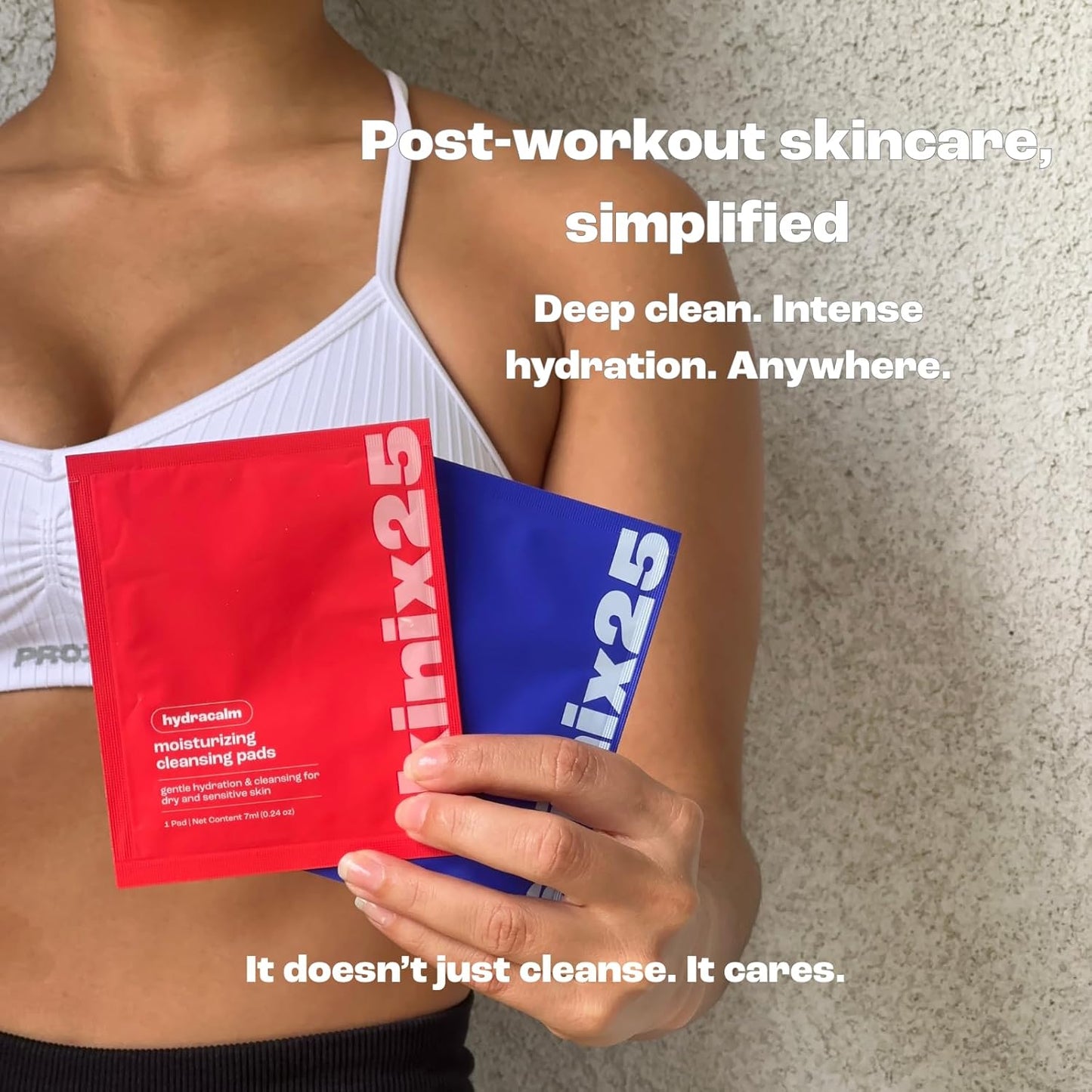 Hydracalm & Aquafresh Facial Cleansing Pads – 20 Individually Wrapped Face Wipes for Travel, Gym & On-the-Go Skincare | Hydrating + Oil-Control Cotton Pads for All Skin Types