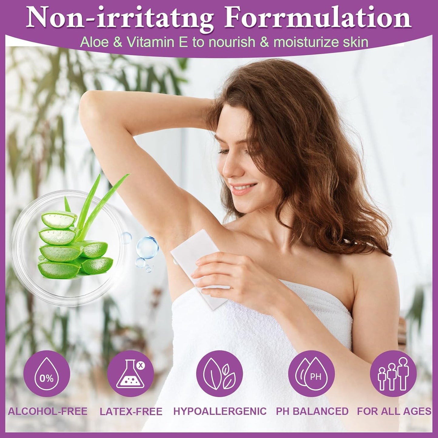 300 Pcs Body Wipes Individually Wrapped(8" x 9.5"),Shower Wipes for Adults Bathing No Rinse,Personal Cleansing Wipes for Travel Gym,Bulk Deodorant for Homeless