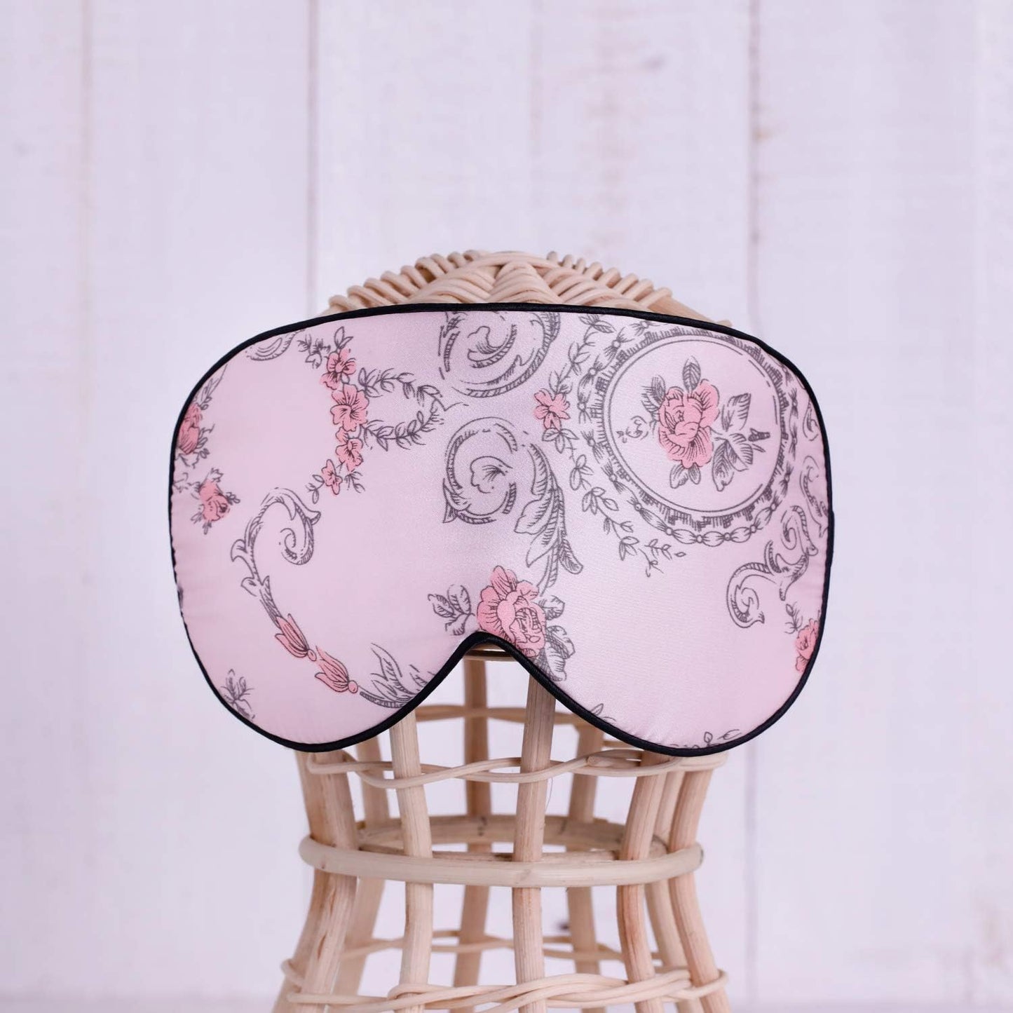 Maxfeel 100% Pure Silk Eye Mask - Sleep Eye Cover in Floral Colors (#1)