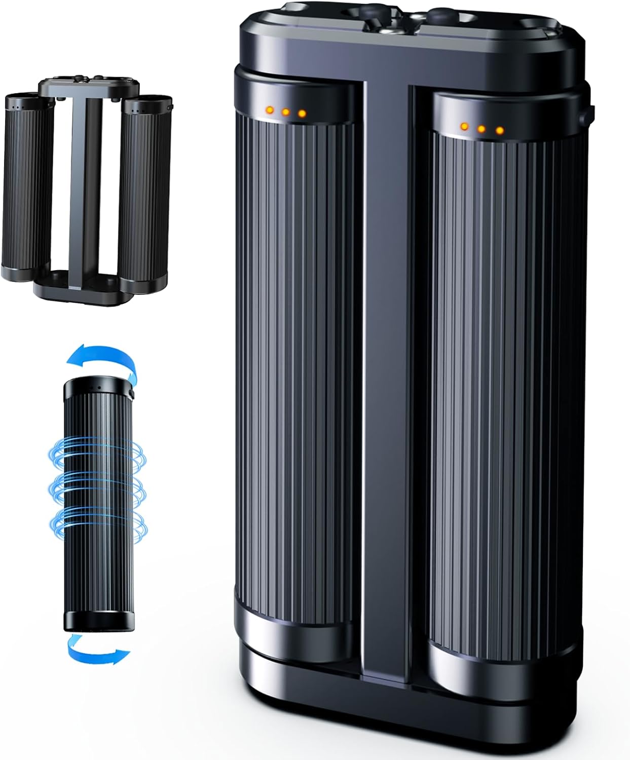 Hand Warmers Rechargeable 2 Pack, Electric Hand Warmers Reusable, UL Certified, 3-Settings, 12Hrs, Handheld Fidget Toy for Adults, Hunting Essentials, Christmas Birthday Gifts for Her Women Man