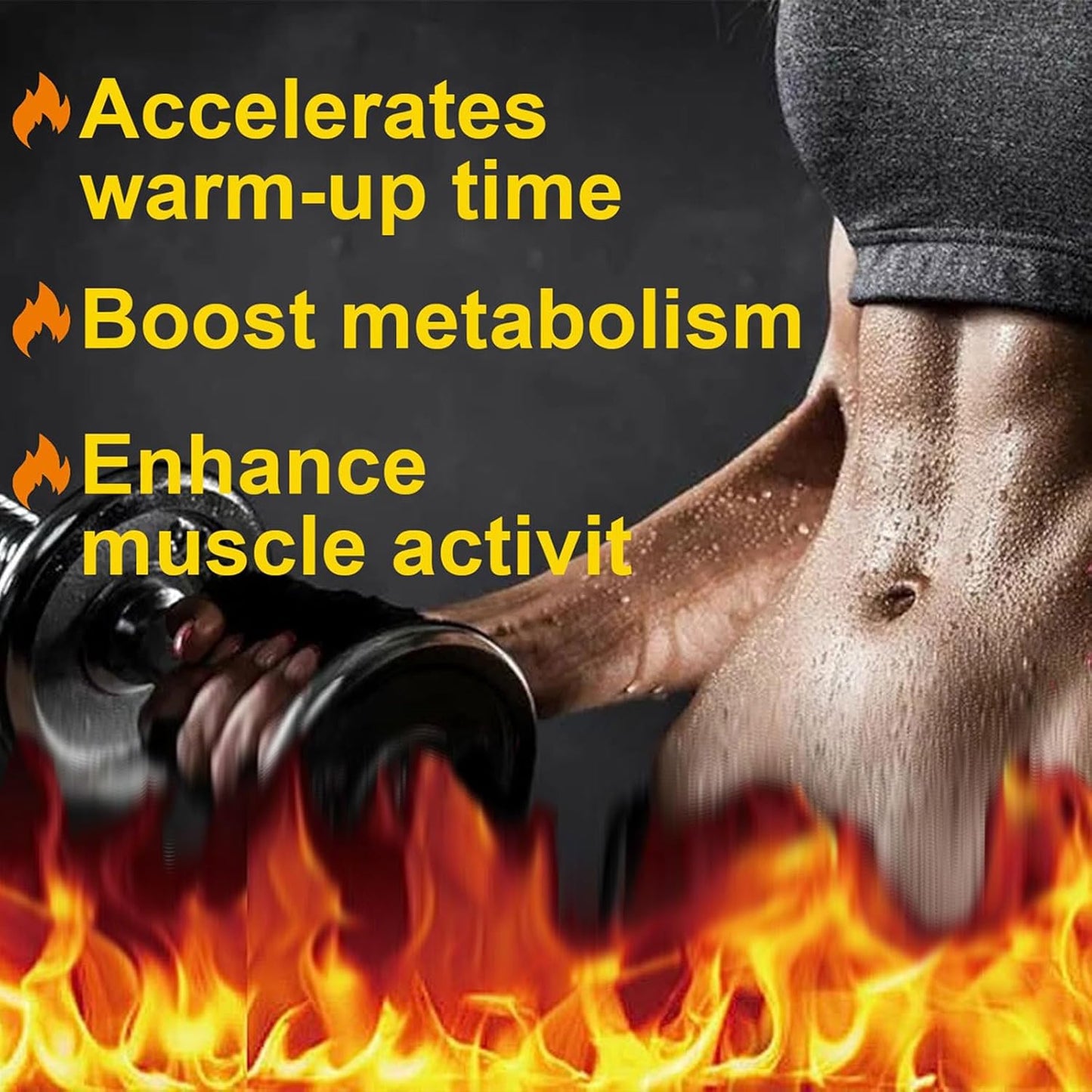 Hot Anti Cellulite & Fat Cream, Body Firming Lotion Sweat Enhancer for Belly, Waist, Tummy, Abdomen, Thigh, Leg, Arm, Sweat/Weights/Workout/Bodybuilding/Muscle Enhancer with Caffeine, 2.12 Oz