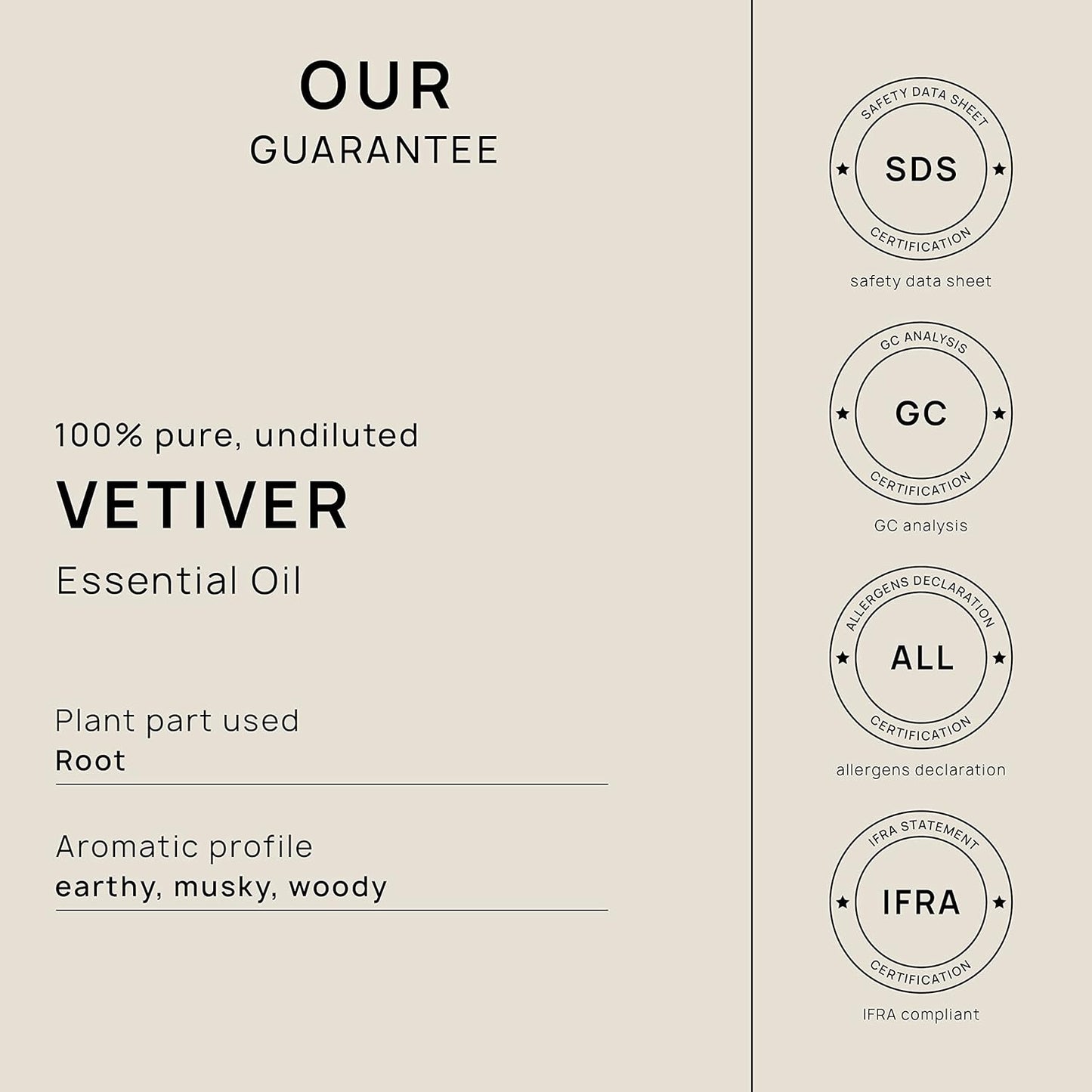 VINEVIDA Vetiver Essential Oil - Gallon Vetiver Oil Undiluted - Bulk Gallon Essential Oil for Soap Making Safe for Skin - DIY Candle Scents for Candlemaking Scents - 8 lbs Vetiver Oil