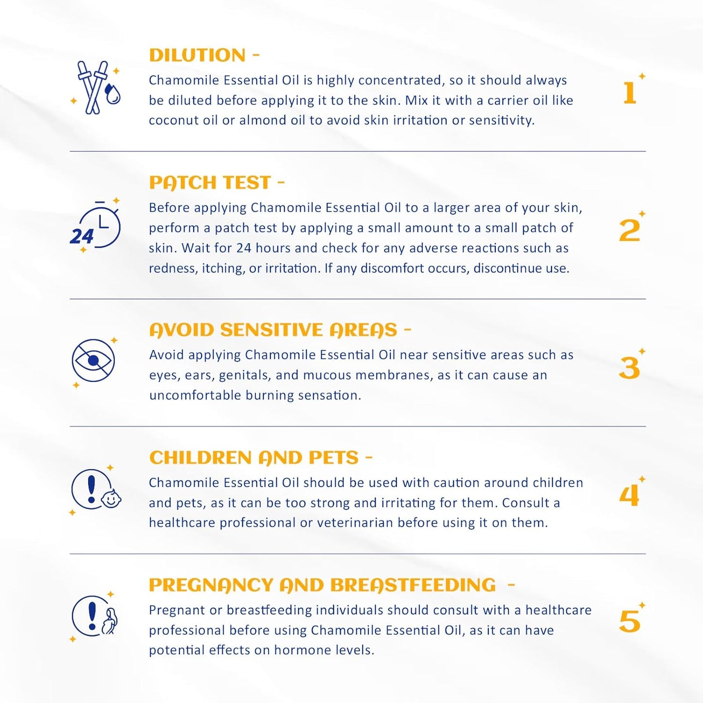 HIQILI 30ML Chamomile Essential Oil, Pure & Natural Chamomile Oil for Diffueser, Skin, Soap, Shampoo - 1.01 Fl Oz