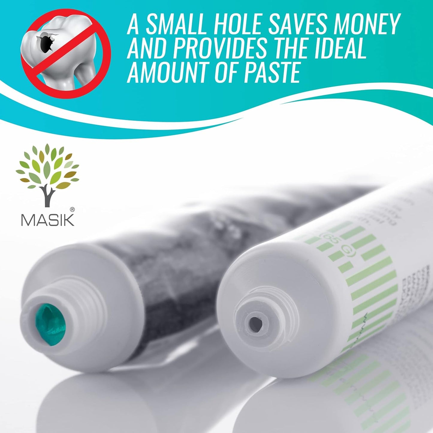 Masik Natural Lemon Grass Toothpaste – Whitening & Sensitive Teeth | Dead Sea Salt | Stain & Plaque Remover | Bleeding Gums & Canker Sore Care | Fluoride & SLS-Free | Non-Foaming | Made in Israel