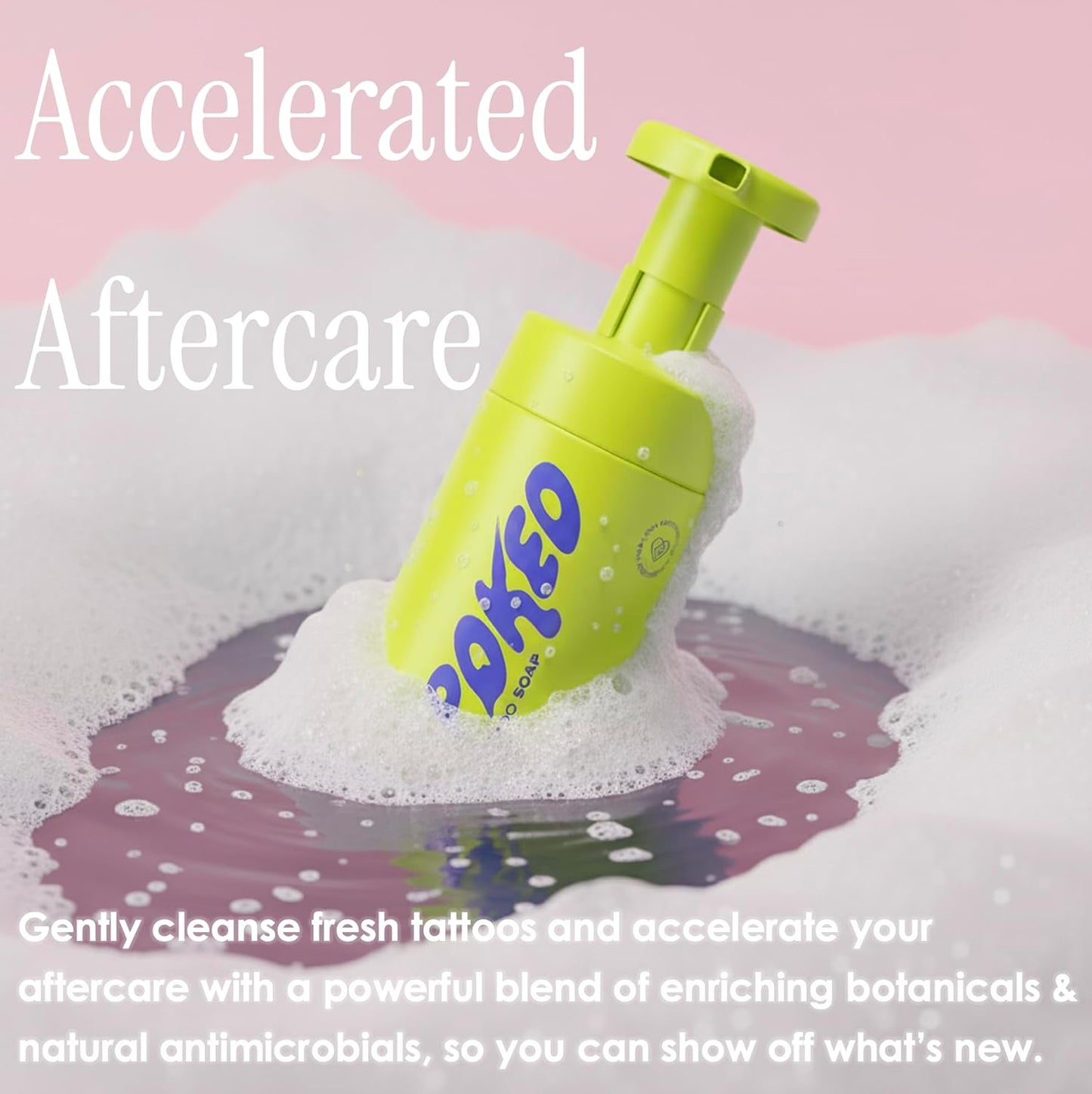 Tattoo Aftercare Soap with Soothing Botanicals & Natural Skin Purifiers (6.7 Fl Oz)