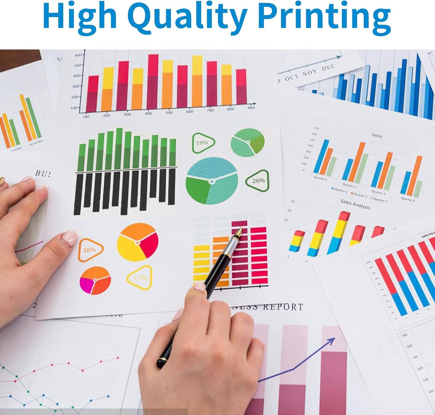 T552 Refill Ink Bottles Compatible with Epsn 552 Ink Refill Bottles Use for EcoTank Photo ET-8550 ET-8500 Printer（PB C M Y GY BK 6 Color Cyan/Magenta/Yellow/Photo Black/Gray Ink Bottles