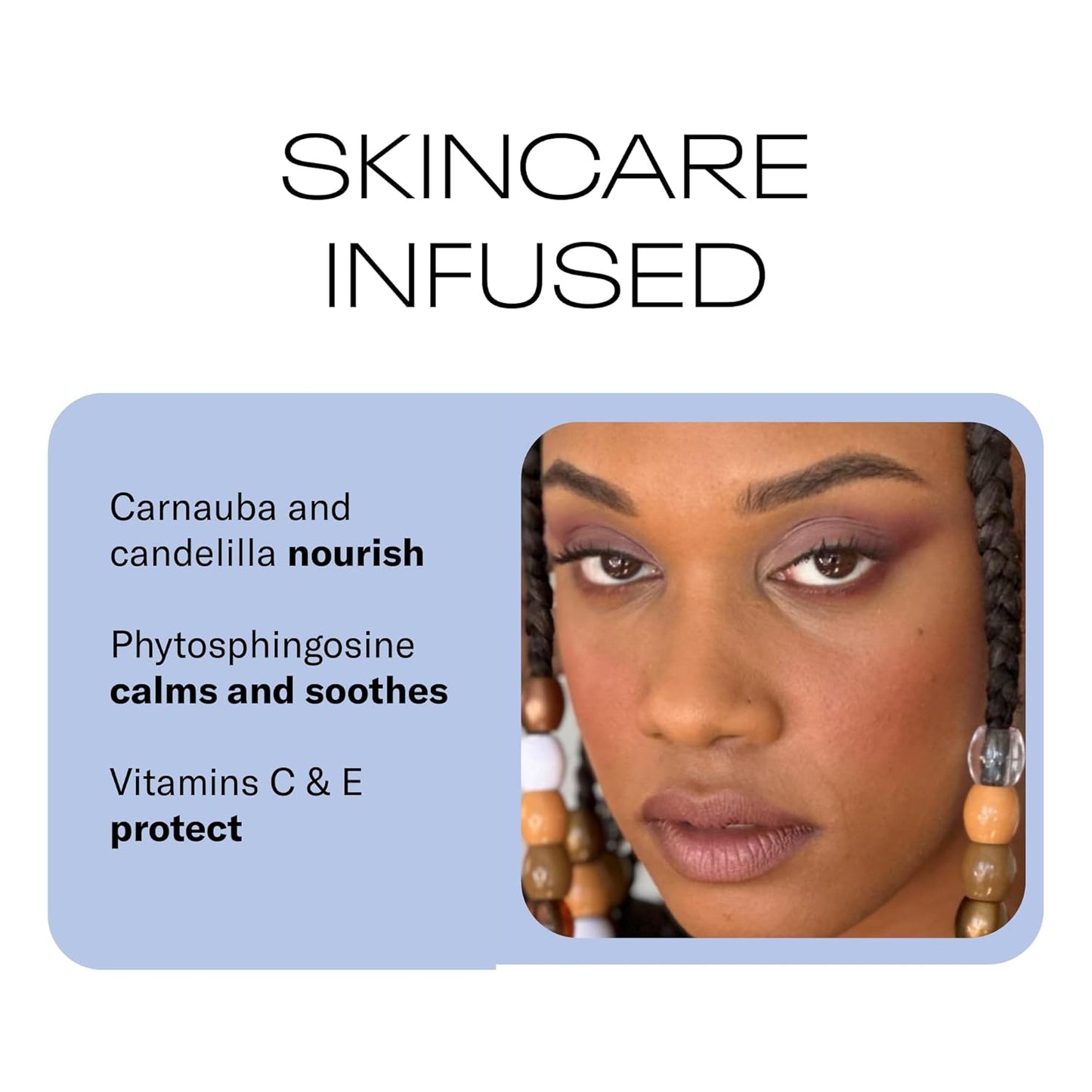 MOB Beauty Cream Clay Eyeshadow M111 – Lavender Stone | Skincare-Infused, Vegan, Blendable Cream-to-Velvet Finish, Buildable Pigment, Clean Eyeshadow in Sustainable, Biodegradable Compact