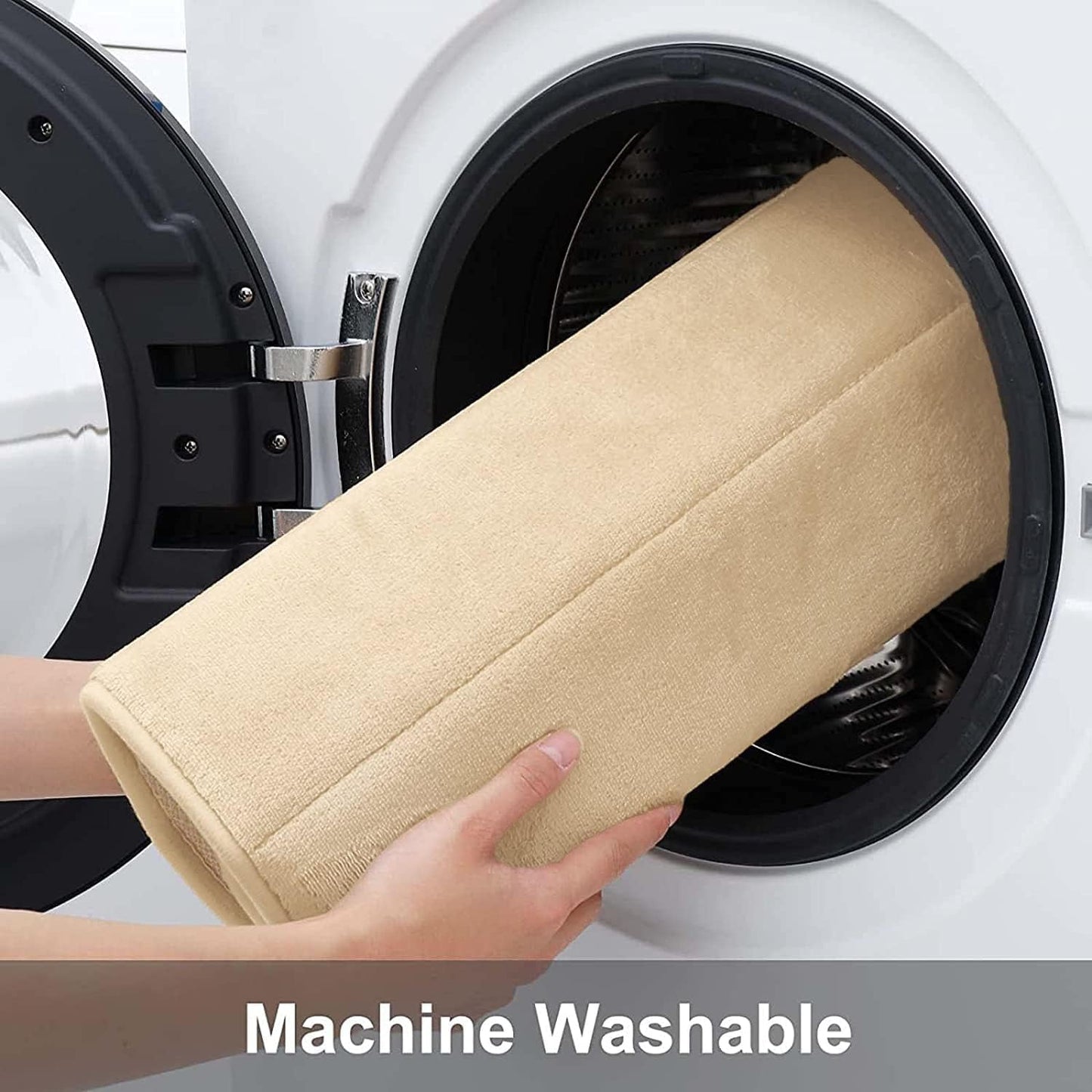 Buganda Memory Foam Bath Mat, 24" x 16", Ultra Soft and Non-Slip Bathroom Rugs, Water Absorbent and Machine Washable Bath Rug for Bathroom, Shower, and Tub, Gold