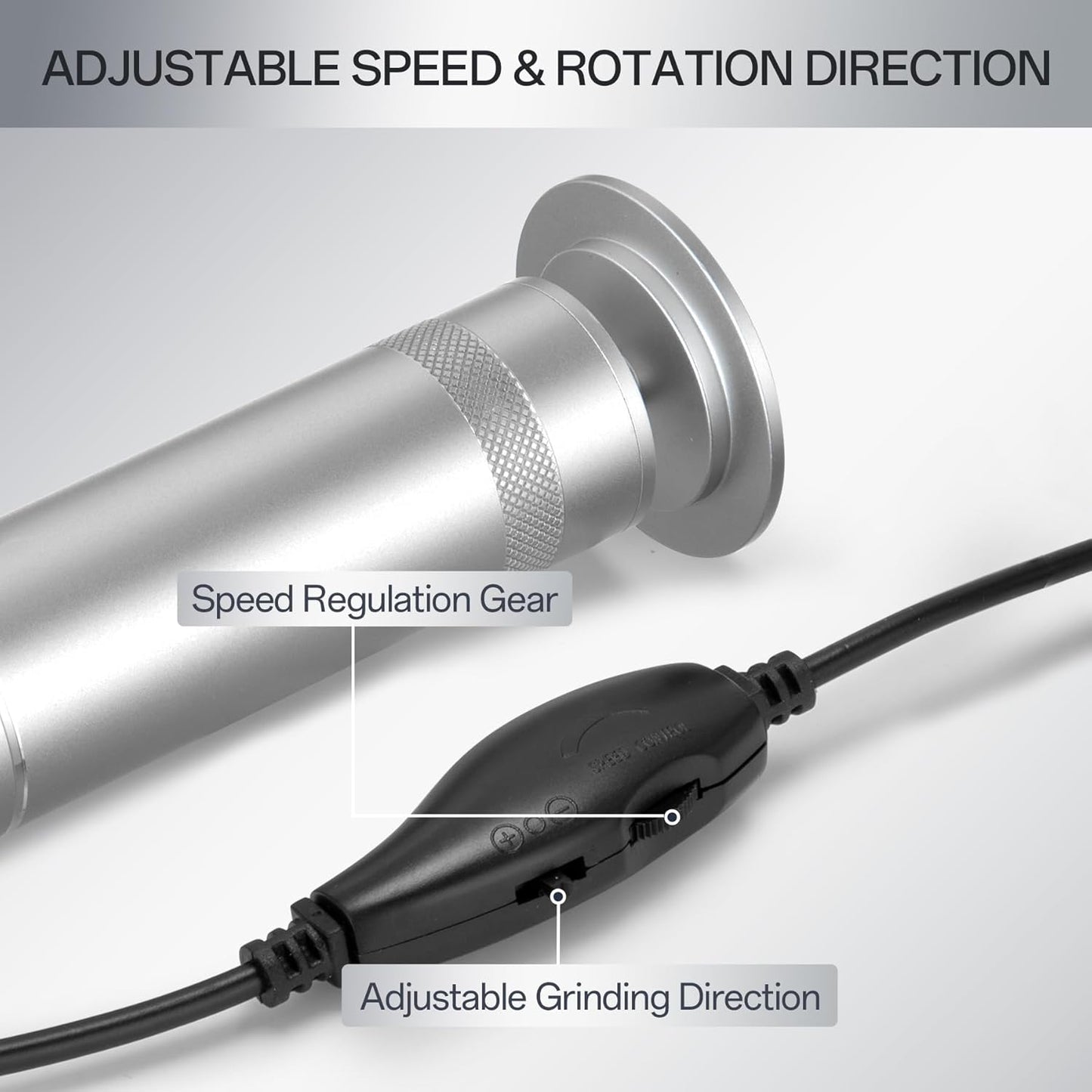 New Version Electric Foot File - Electric Callus Remover for feet,Adjustable Speed Foot File with 60 Pcs Sandpaper Discs for Men & Women Dead Dry Calluses and Cracked Heels,Professional Pedicure Tool