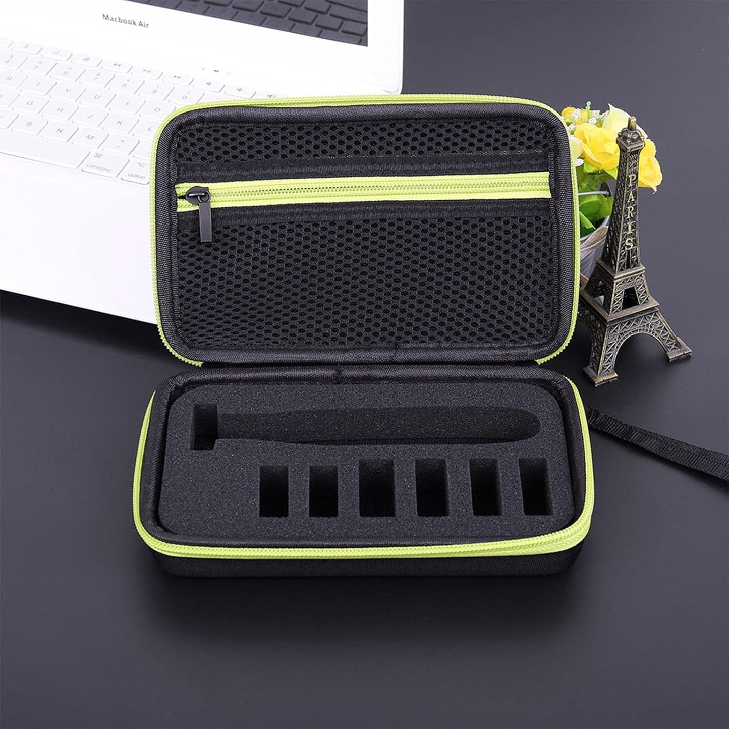 LinMei Hard Case for One Blade Trimmer QP2724/90, QP2834/70, QP2630/72, Waterproof Shaver Organizer Shockproof Travel Storage Box for Charger & Accessories