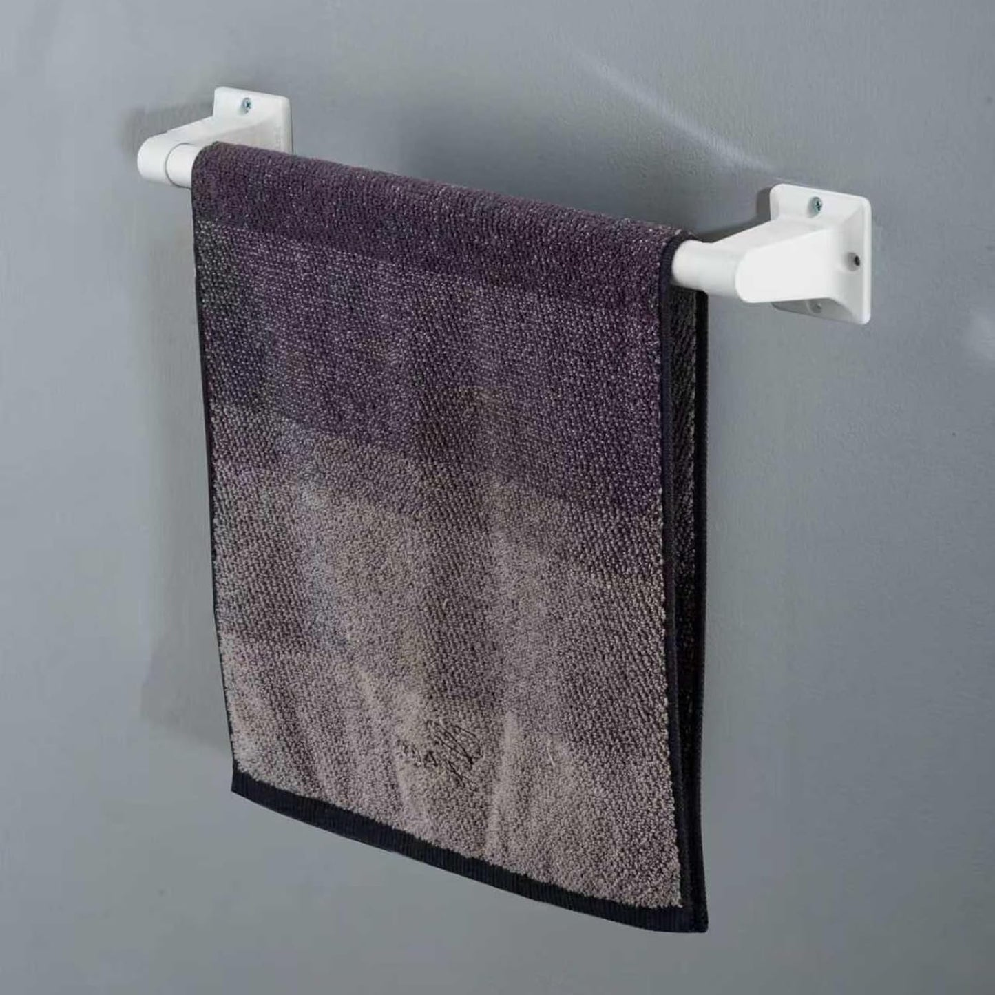 Joyrain Stainless Steel Bathroom Grab Bar for Elderly - Safety Rail & Towel Rack Dual Function, 9/16/24 Inch Anti-Slip Handle for Shower/Toilet/Tub (White, 9 inch)