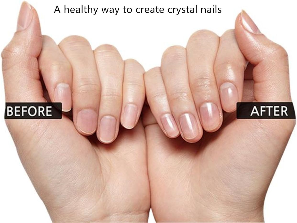 Premium Glass Nail File with Case, Crystal Diamond Salon Best Beauty Nail Buffer for Natural and Acrylic Nails Christmas Gift for Woman and Man,Blue