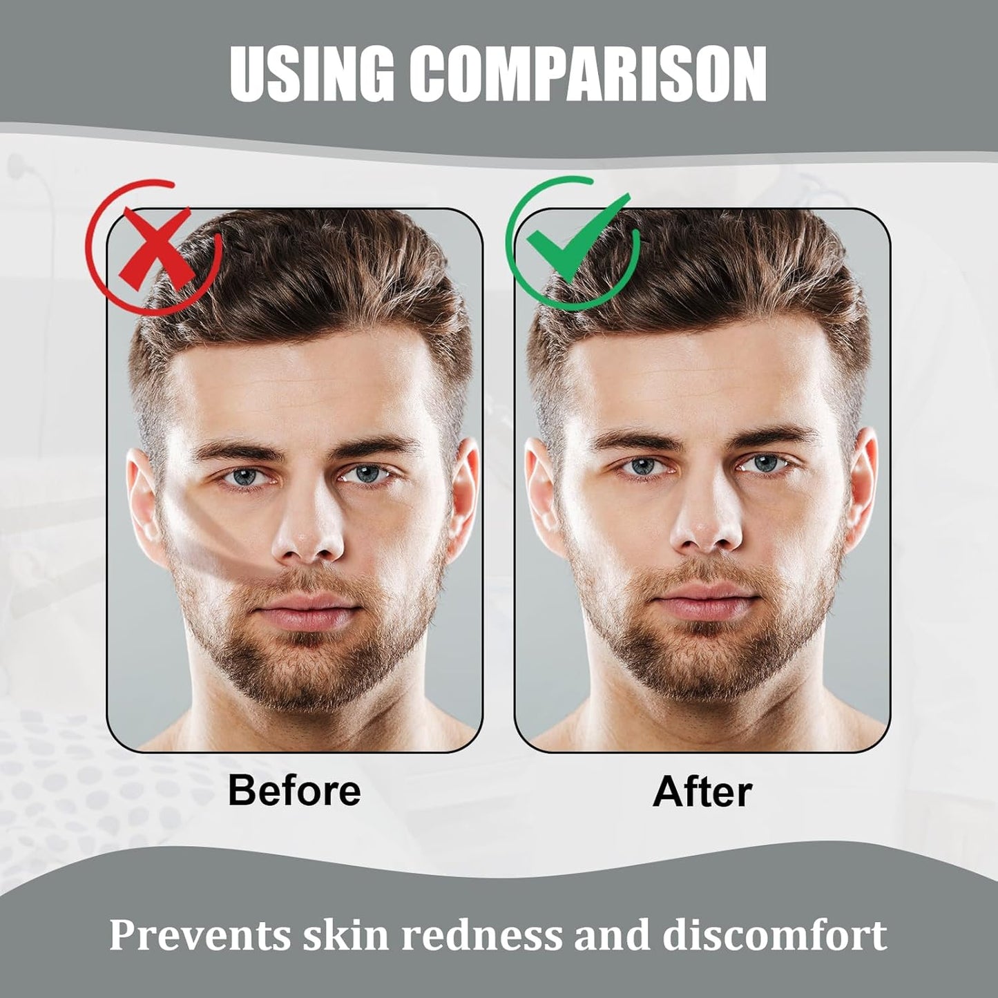 4 Pack Strap Covers Breathable Strap Cushions Work for Most Headgear Straps Can Reduce The Tracks On The Face Made of Soft Fabric Face Pads (Light Grey)