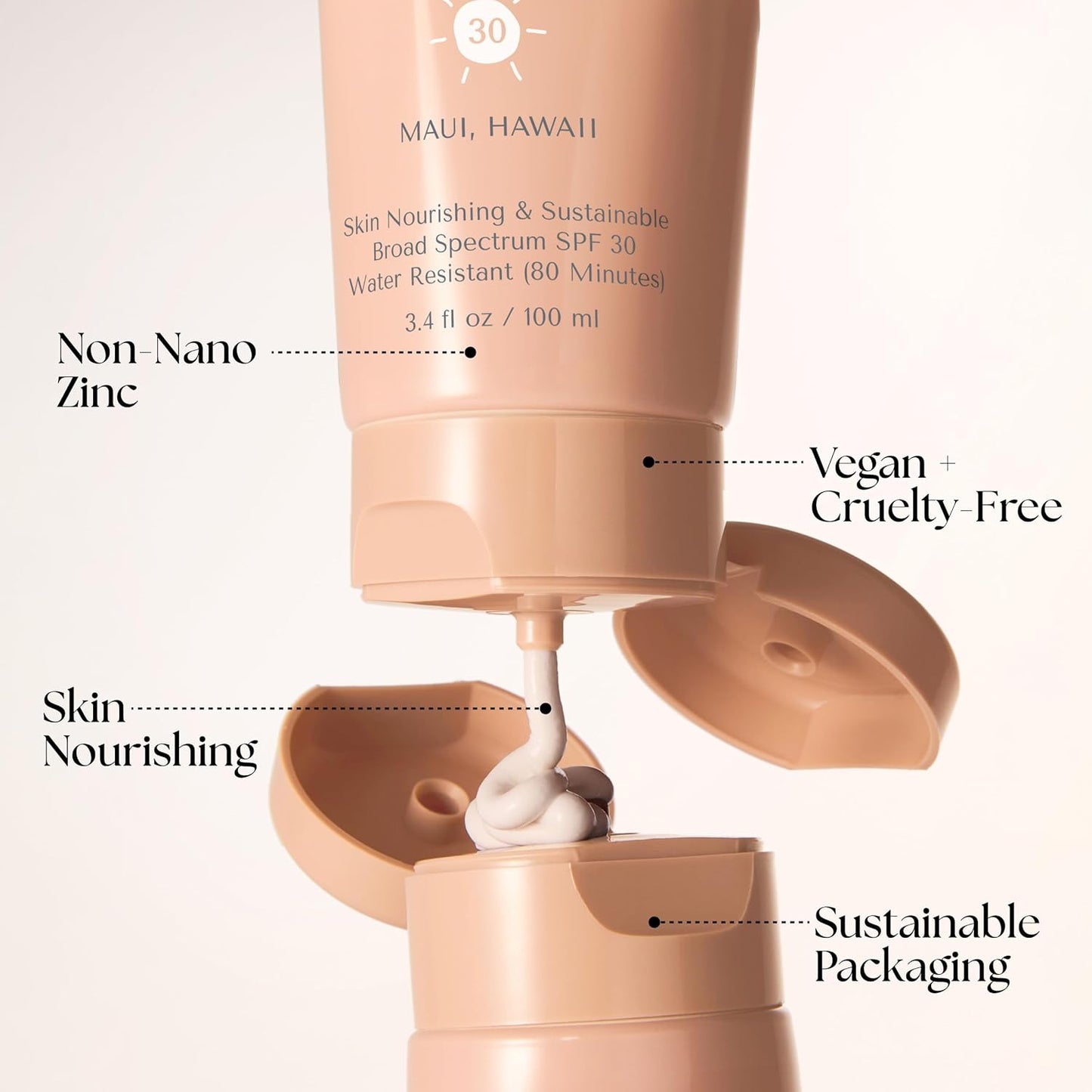 Project Reef SPF 30 Mineral Sunscreen Lotion – Hawaii Reef Act 104 Compliant Zinc Sunscreen with Natural Ingredients, Vegan, Ocean-Friendly, Water-Resistant, 3.4 fl oz