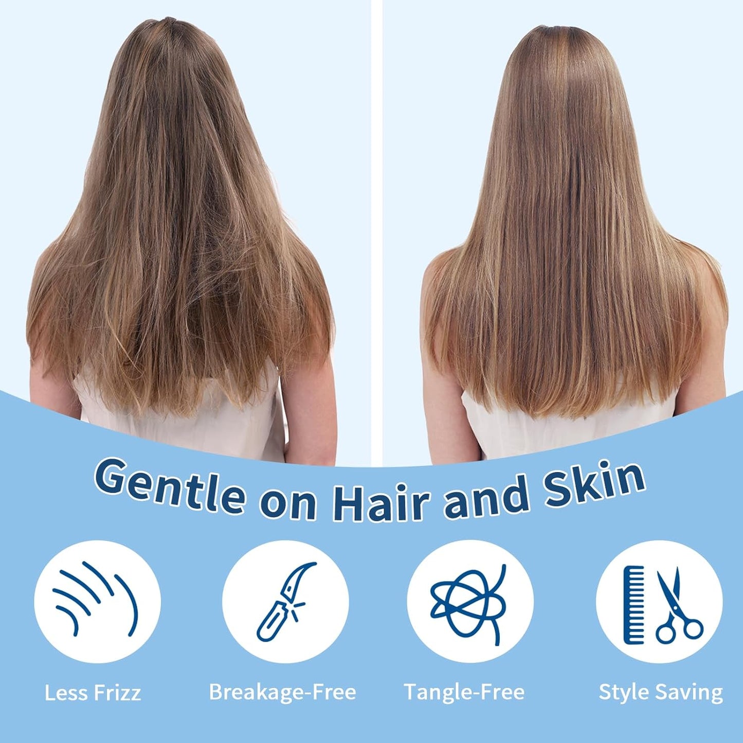 Cooling Pillow Cases 2 Pack for Hot Sleepers and Night Sweats, Ice Cool Pillow Covers Queen Size Set of 2 for Hair Skin Reduces Wrinkles & Frizz Softer Than Silk Pillow Cases, Envelope Closure, Gray