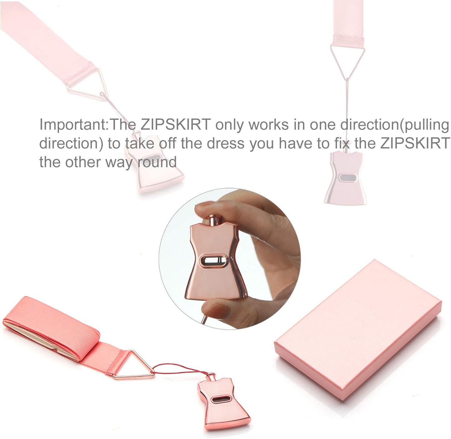 Zipper Puller for Dress & Boots - Unique Design Works on Multiple Zipper Types, Ensures Firm Grip