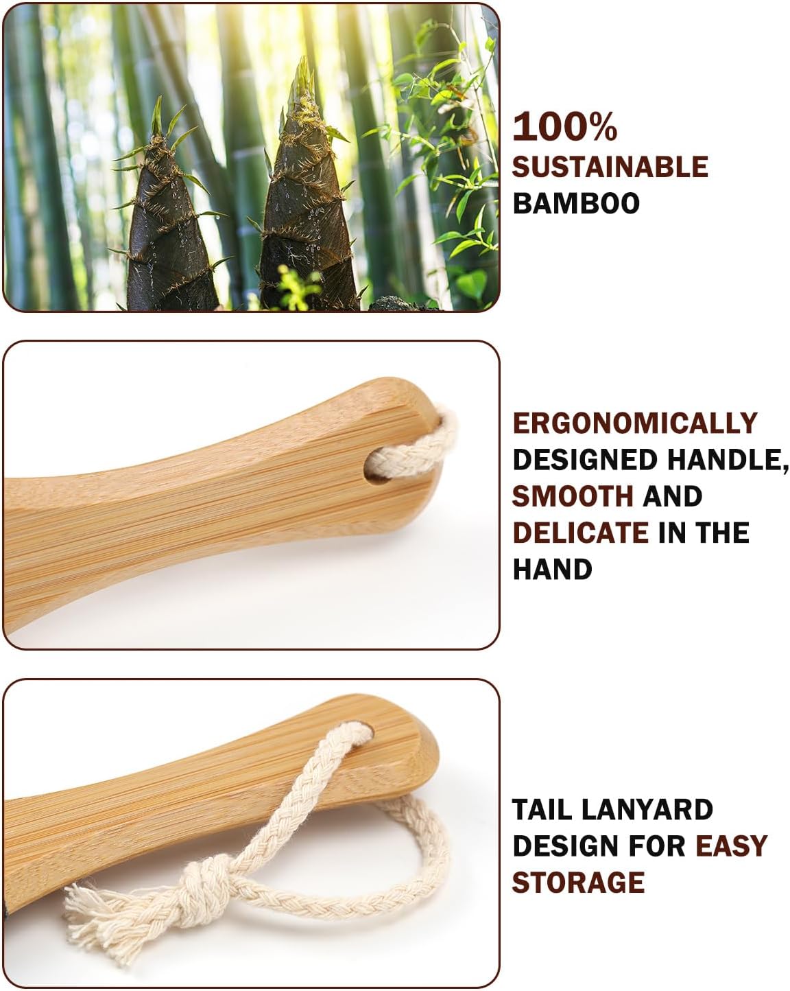 BEZOX Foot Pumice Stone Pedicure File(1 PCS) - Ergonomic Wooden Handle Foot File Callus Remover for Smoother Feet and Hands - Foot Scrubber, Heel Sander and Dead Skin Scraper - Brown