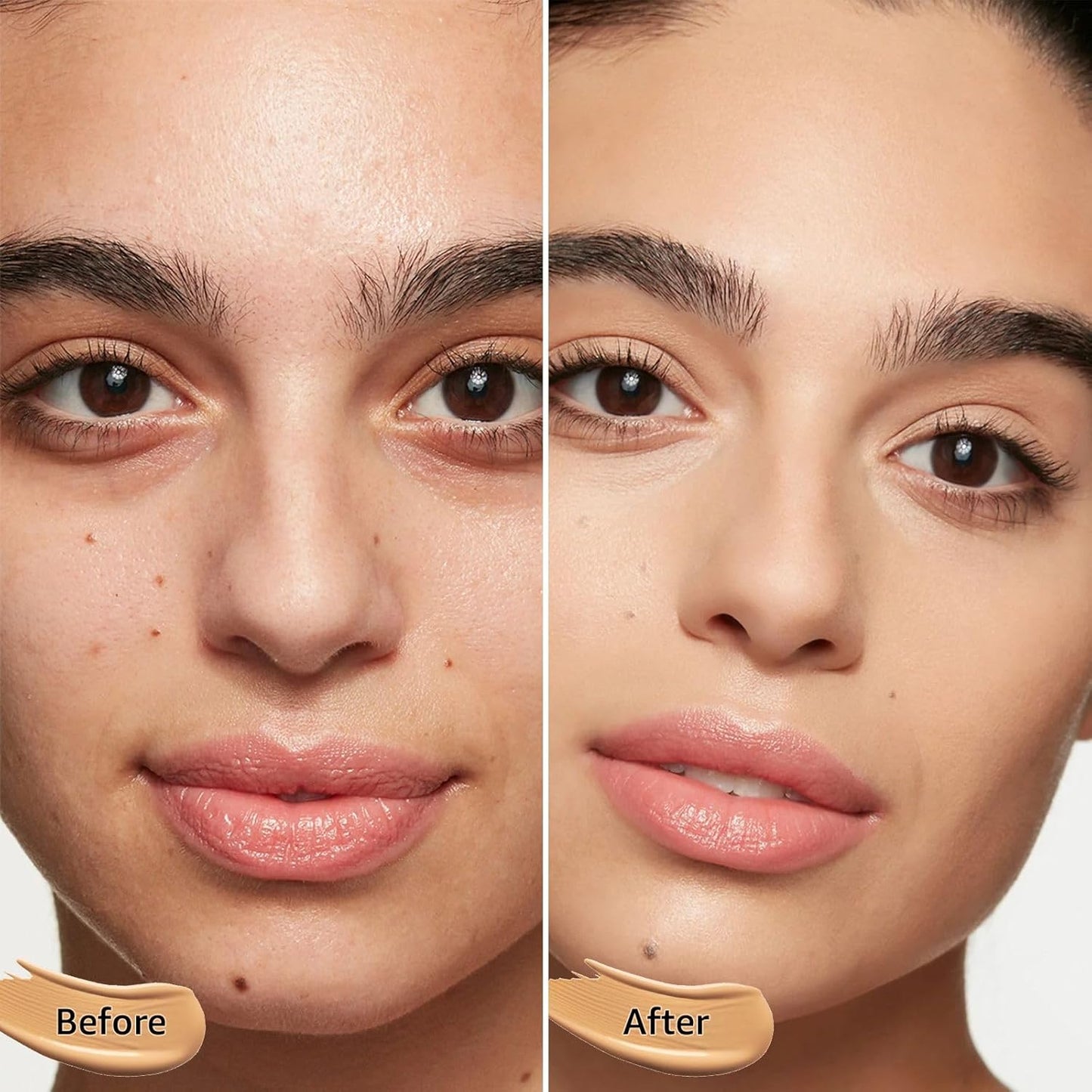 Mushroom Head Air Cushion CC Cream - Tattoo Cover up Makeup Waterproof Long-Lasting Moisturizing Concealer Foundation, Even Skin Tone for All Skin Types (Natural)