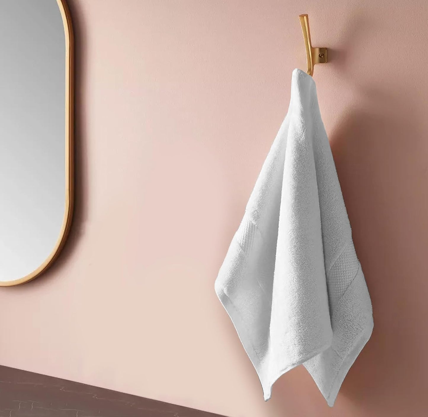 Delara 100% Organic Cotton Towels 650 GSM Plush Feather Touch Quick Dry Wash Cloth, Pack of 24 GOTS Certified, Oeko-Tex Green Certified, Organic Cotton Wash Cloth, 13"X13"