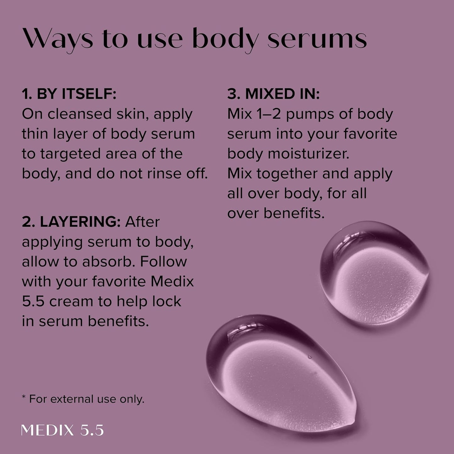 MEDIX Body & Face Moisturizer 20% Vitamin F Oil Hydrating Body Booster & Face Serum | Concentrated Vitamin F + Vitamin E Oil Super Serum For Skin Barrier | Crepey Skin Treatment, 1.7 Fl Oz