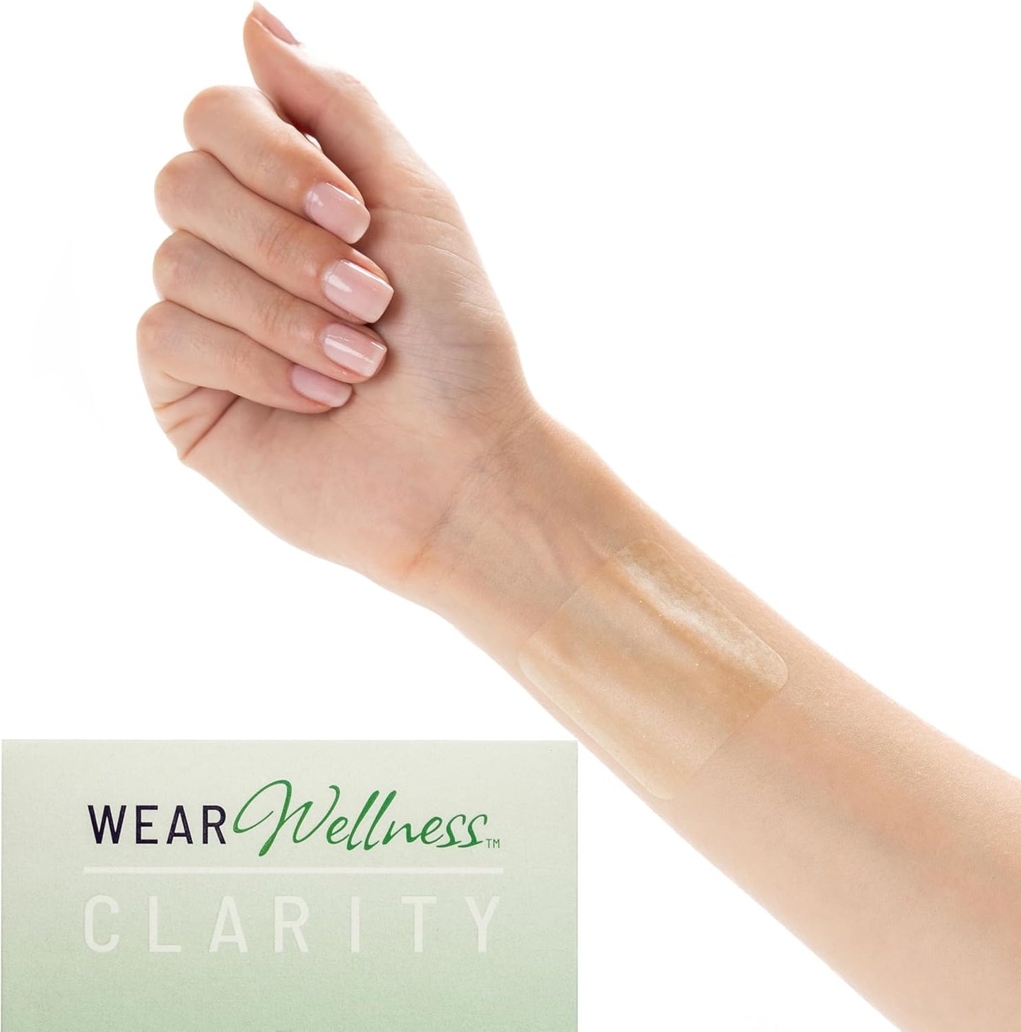 Clarity Film Patches – Topical Patches for Energy & Focus - Patch with Botanical Extracts – Natural Support for Memory & Concentration - Long-Lasting Effect – 8 Pack