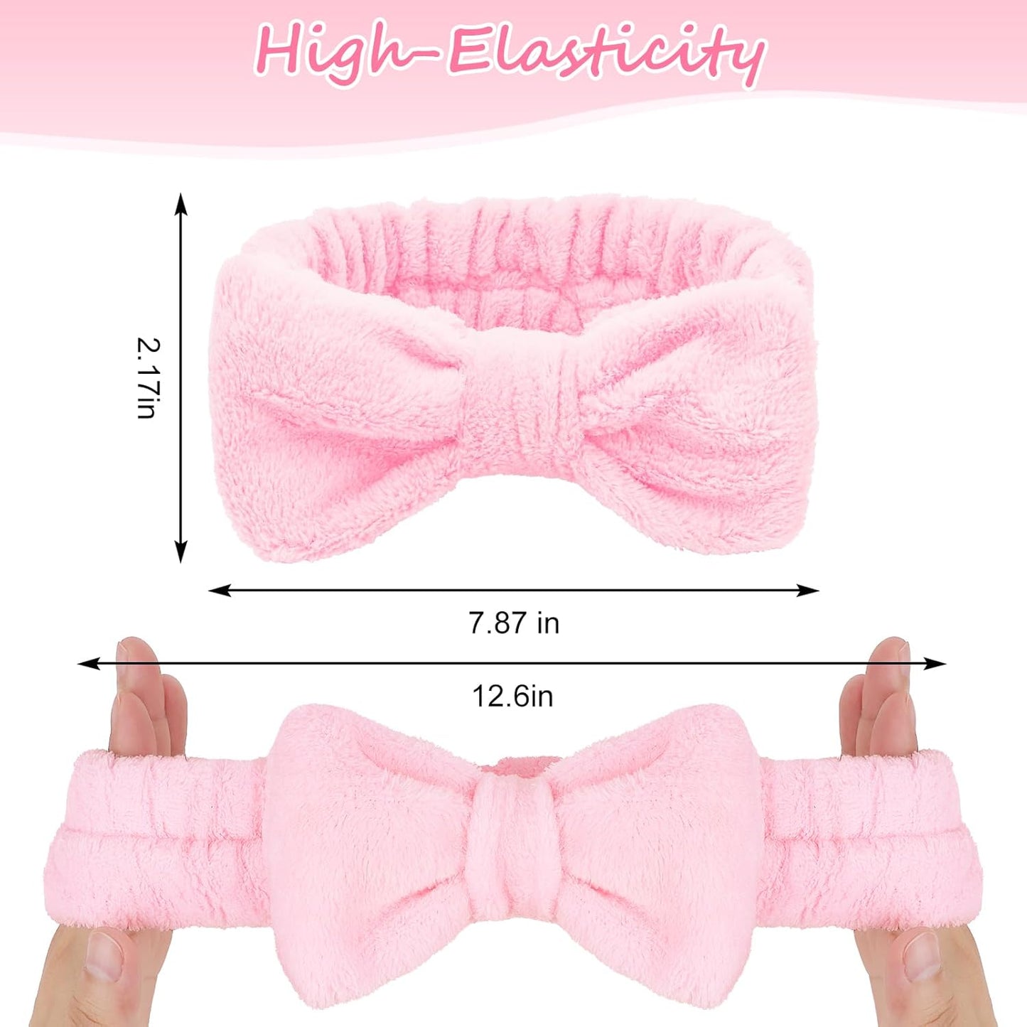 Ondder Skincare Headband for Washing Face Spa Makeup Face Wash Headband Skin Care Headbands Terry Cloth Head Band Bachelorette Party Favors Spa Party Hair Accessories Bachelorette Gifts for Bride