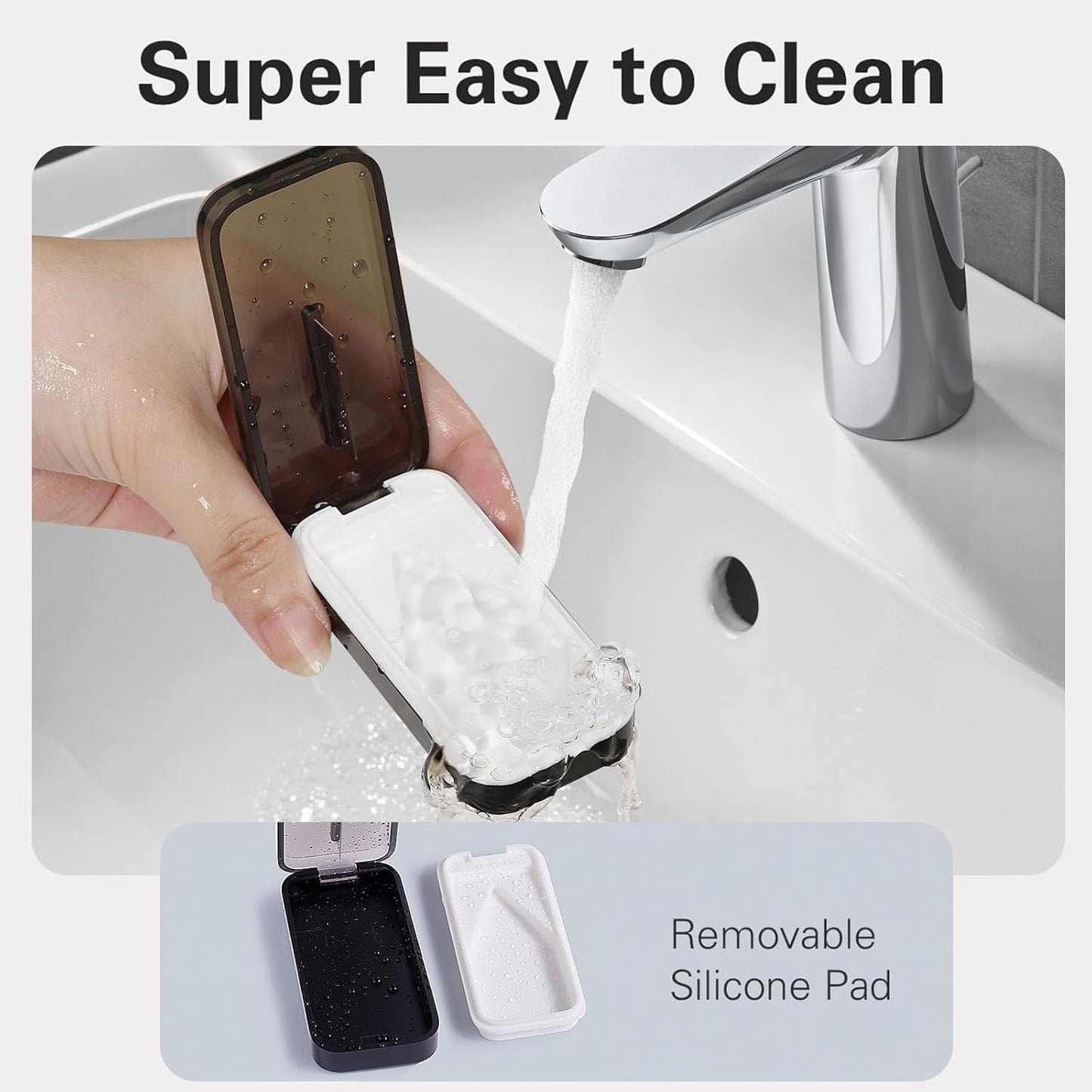 BUG HULL Pill Cutter with Removable Silicone Liner, Slim Pill Splitter, Pill Cutter Splitter for Small and Tiny Pills, Pill Cutters for Small or Large Pills Professional- Purple