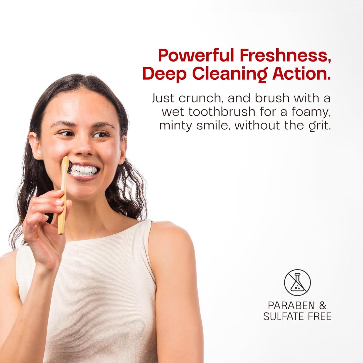 Kalyaan Kids Toothpaste Tablets with Fluoride | Whitening, Sensitivity Relief & Cavity Protection | Chewable, Plastic-Free, Travel-Friendly - Strawberry, 90 Count, Made in USA