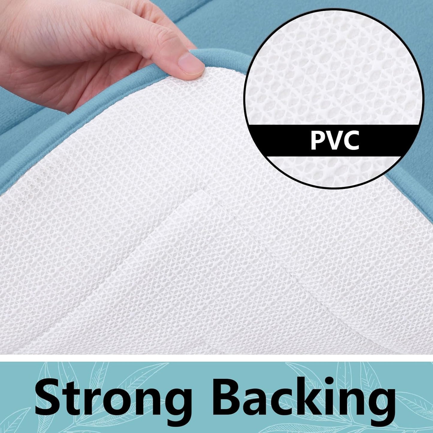 Arotive Memory Foam Bathroom Rug Mat 70x24, Ultra Soft and Absorbent Bath Mat, Machine Wash Dry, Comfortable Bath Rug Carpet for Bathroom Floor, Tub and Shower, Blue