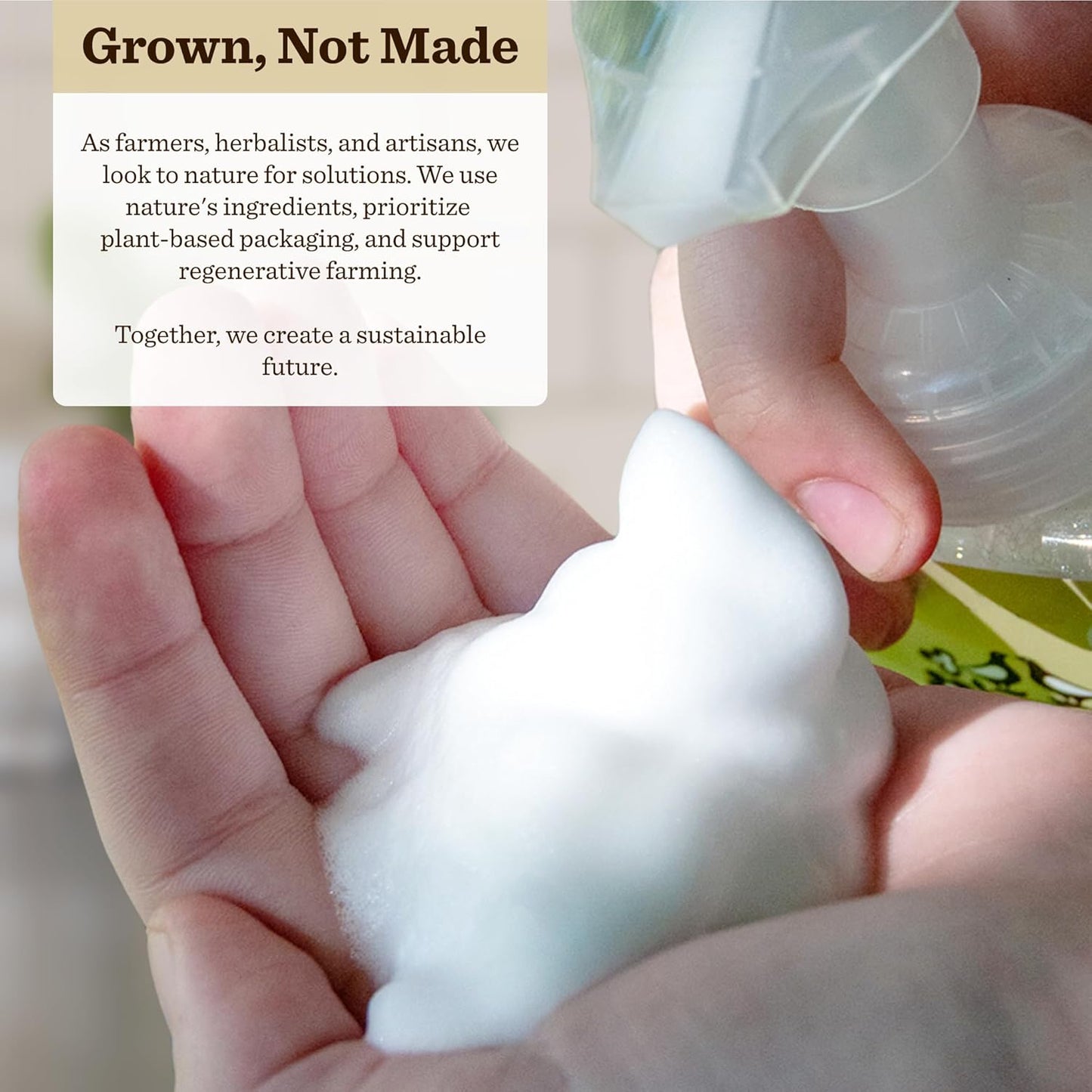 Moon Valley Foaming Hand Soap Refill Pouch, Two-Pack Unscented Soap, Vegan and Non-GMO, Environmentally Friendly Option