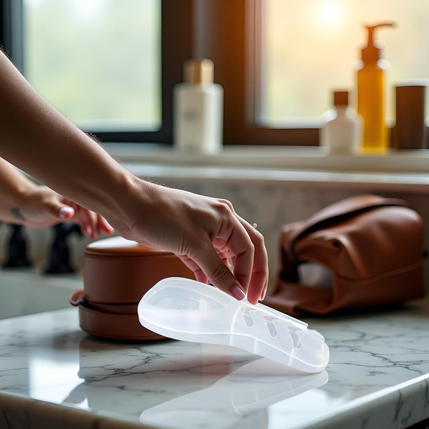 Transparent Portable Travel Men Manual Razor Protector Plastic Box Cover Container Storage Shaver Holder Protector Case Organizer,Electric Shavers, Men's Electric Shaver Accessories