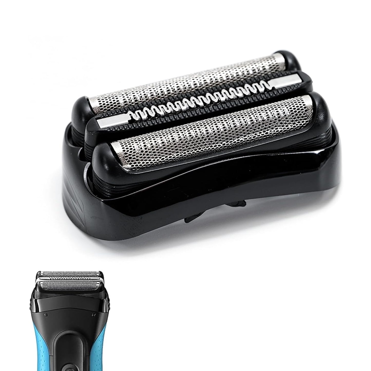 21B Series 3 Replacement Foil and Cutter Compatible with Braun Series 3 Replacement Head & for Braun S3 Wet and Dry Replacement Head,for Series 3 Electric Razor 5409 3010s 3040s 340s-4 300s 310s