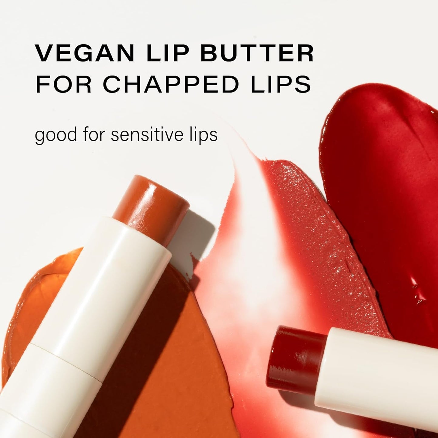 Melixir Vegan Lip Butter (12 Colors), Hydrating Tinted Lip Balm Stick, Bee-Free, Petrolatum-Free, Plant-Based, Moisturizes Dry & Chapped Lips With Shea Butter, Sheer, Natural Finish - #18 Vintage Red