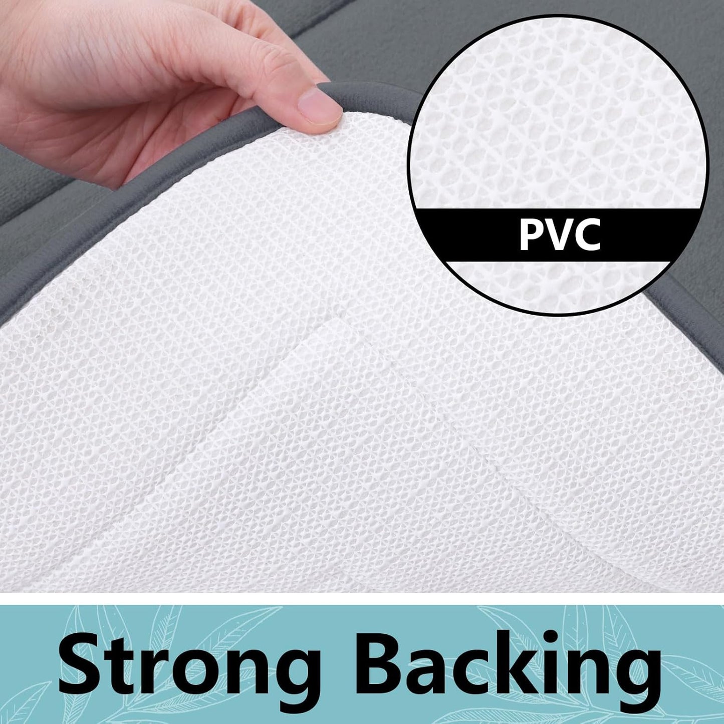 Arotive Memory Foam Bathroom Rug Mat 70x24, Ultra Soft and Absorbent Bath Mat, Machine Wash Dry, Comfortable Bath Rug Carpet for Bathroom Floor, Tub and Shower, Dark Grey