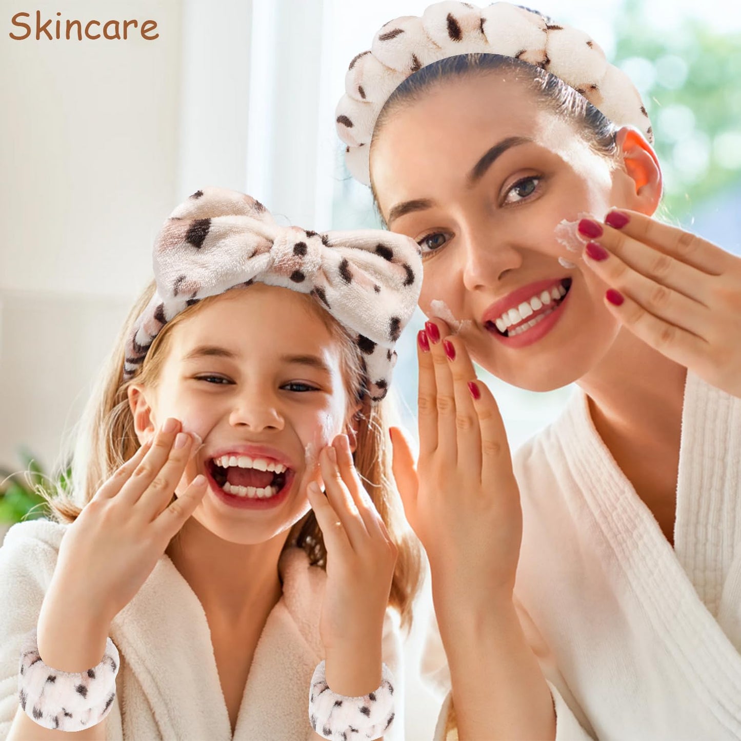 Chanaco Spa Headband, Skincare Headband, Headband for Washing Face, Makeup Headband, Wrist Towels for Washing Face, Face Wash Headband, Teen Girl Gifts Trendy Stuff, Hair Accessories for Women