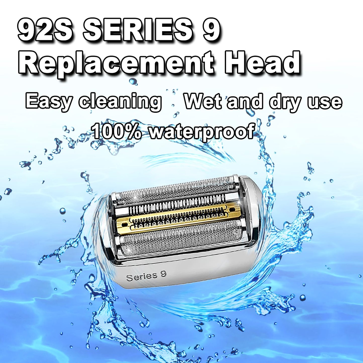 NEW Series 9 92S Braun Electric Shaver Replacement Head for Men Razor Shaving Blades Compatible with 92S Braun Replacement Electric Shaver Heads 9290cc 9291cc 9370cc 9293s 9385cc 9390cc 9330s 9296cc