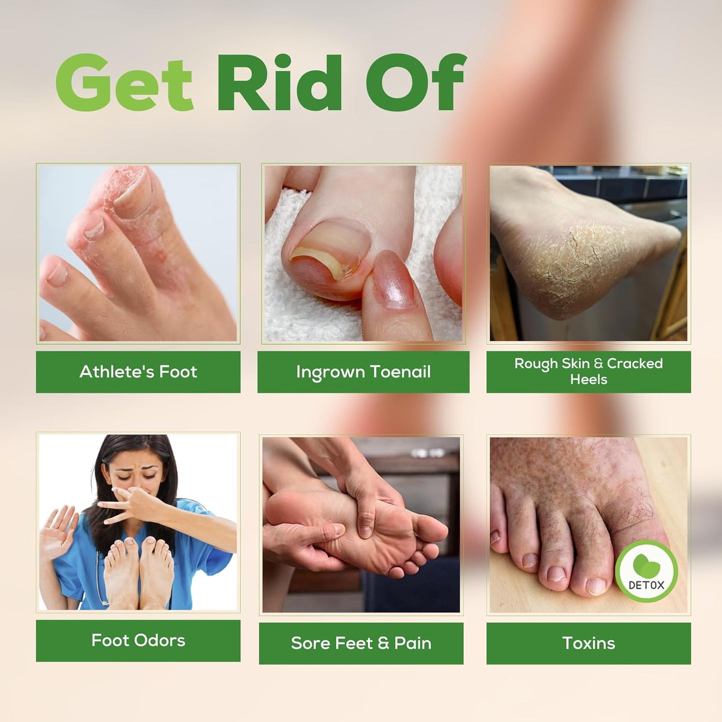 FOOT CURE Tea Tree Oil Foot Soak with Epsom Salt - Best Toenail Fungus Treatment, Athletes Foot & Softens Calluses - Soothes Sore & Tired Feet, Fungal Toe, Foot Odor Scent, Spa Pedicure (Pack of 2)