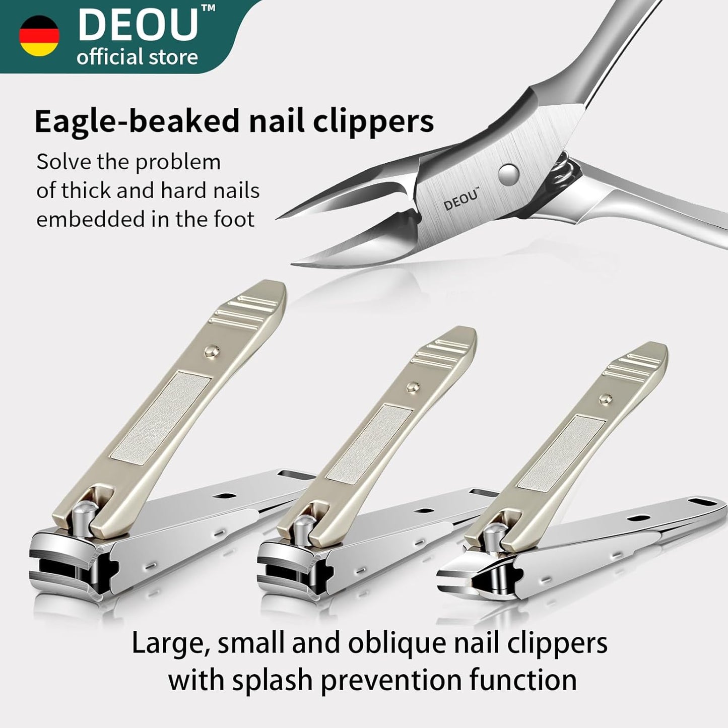 Manicure Sets Nail Clippers Stainless Steel Manicure and Pedicure kit Girls Professional Nail Files and Men's Grooming Scissors Tools for Home Personal Care or Gifts (Pink)