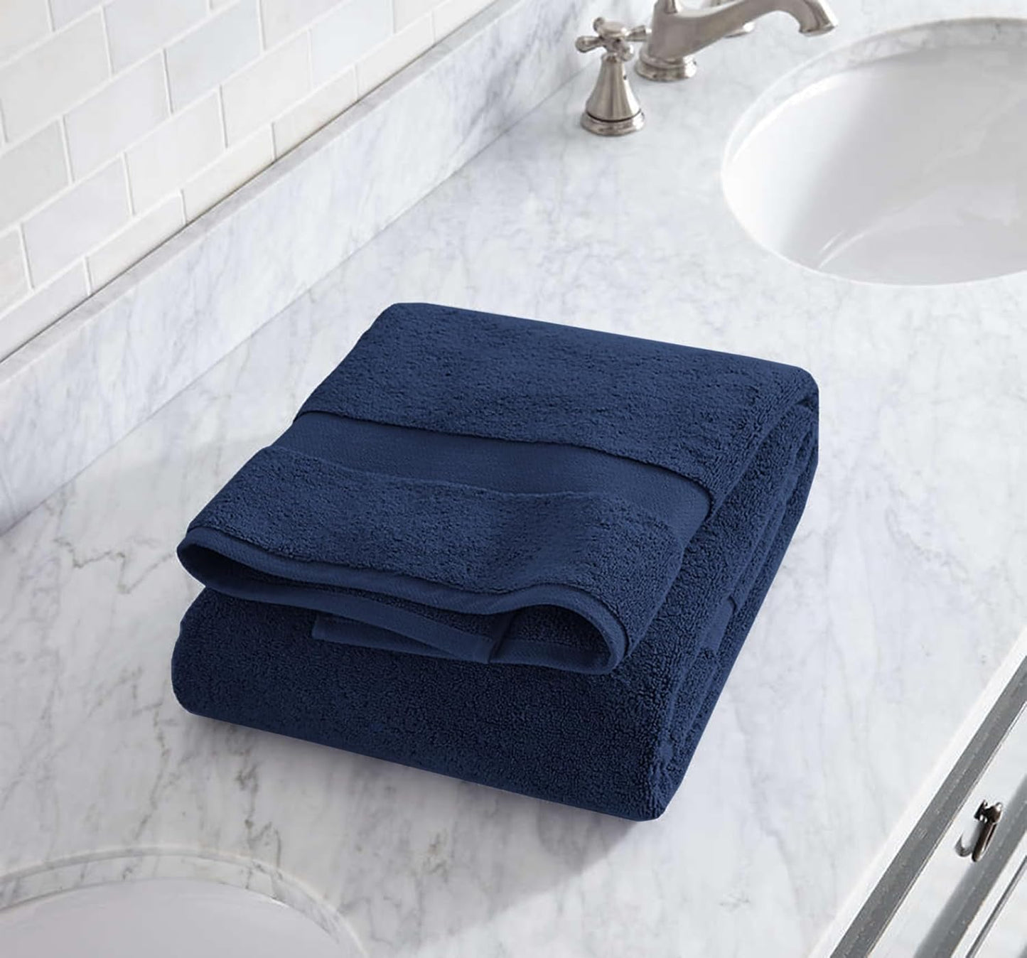 Delara 100% Organic Cotton Towels 650 GSM Plush Feather Touch Quick Dry Bath Towel, Pack of 3 GOTS Certified, Oeko-Tex Green Certified, Organic Cotton Bath Towel, 30"X58"