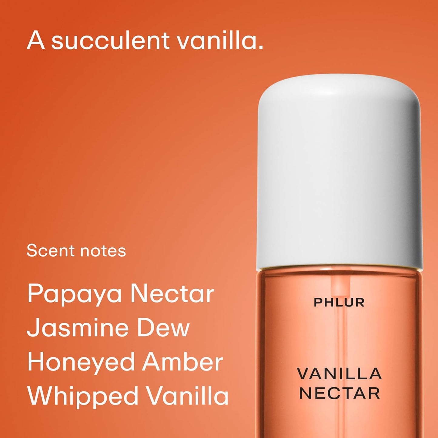 PHLUR Vanilla Peach Trio - Exclusive 3pc Travel Size Body Mist Set ft. Vanilla Skin, Nectar, Peach Skin (3 x 3 fl oz)