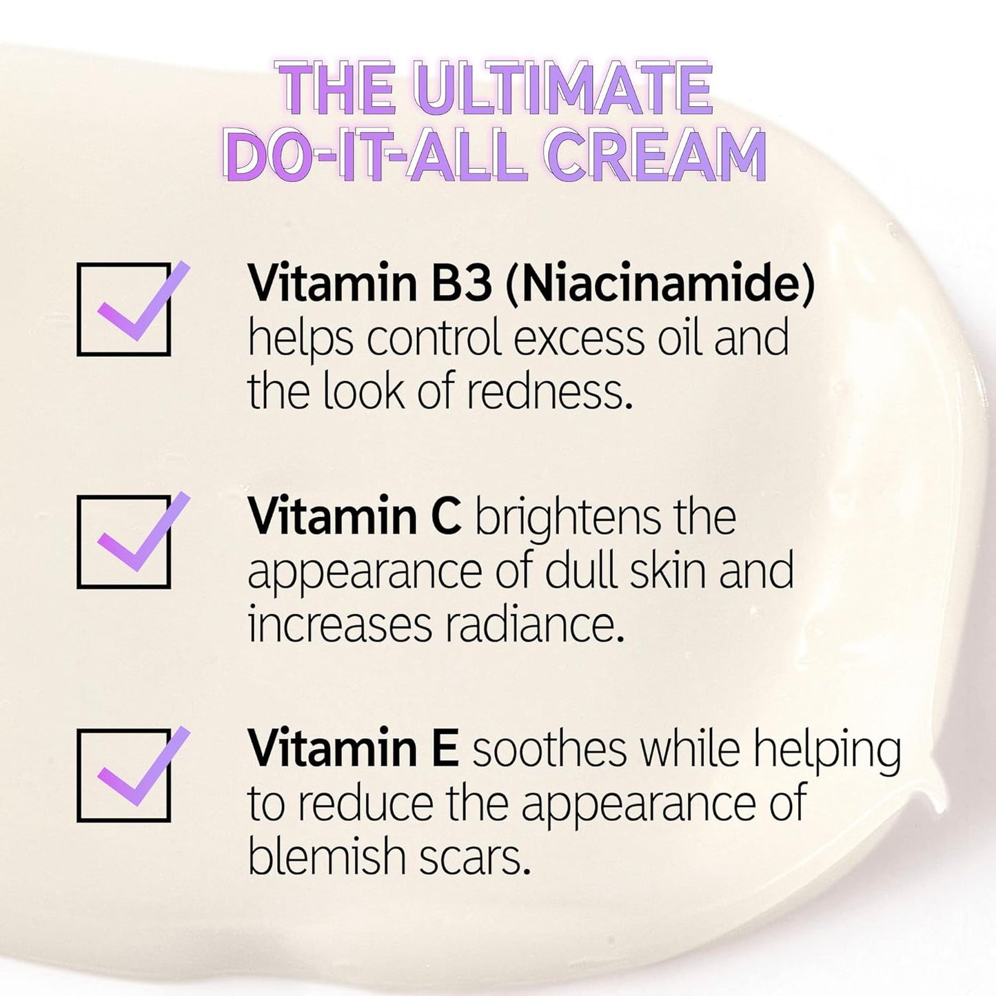 The INKEY List Vitamin B, C And E Moisturizer, Daily Moisturizer for Healthy Looking Skin, Vegan, Cruelty-Free, 1.7 oz