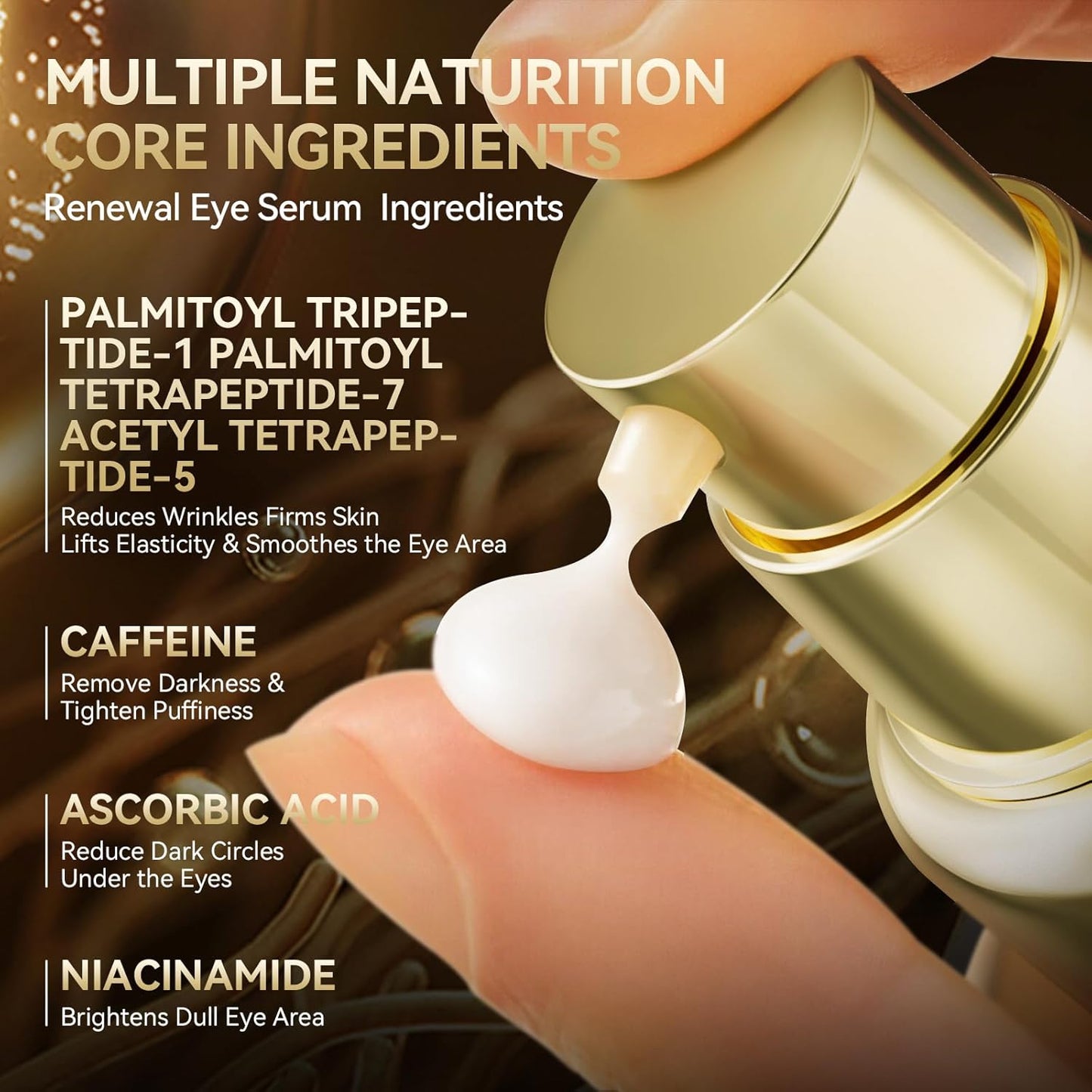 BREYLEE Renewal Care Kit with Aloe Vera Eye Masks – 60 Pcs & Renewing Serum, Under Eye Patches For Puffy Eyes,Hydrates, Improves And Firms The Eye Area, Suitable For Both Women And Men